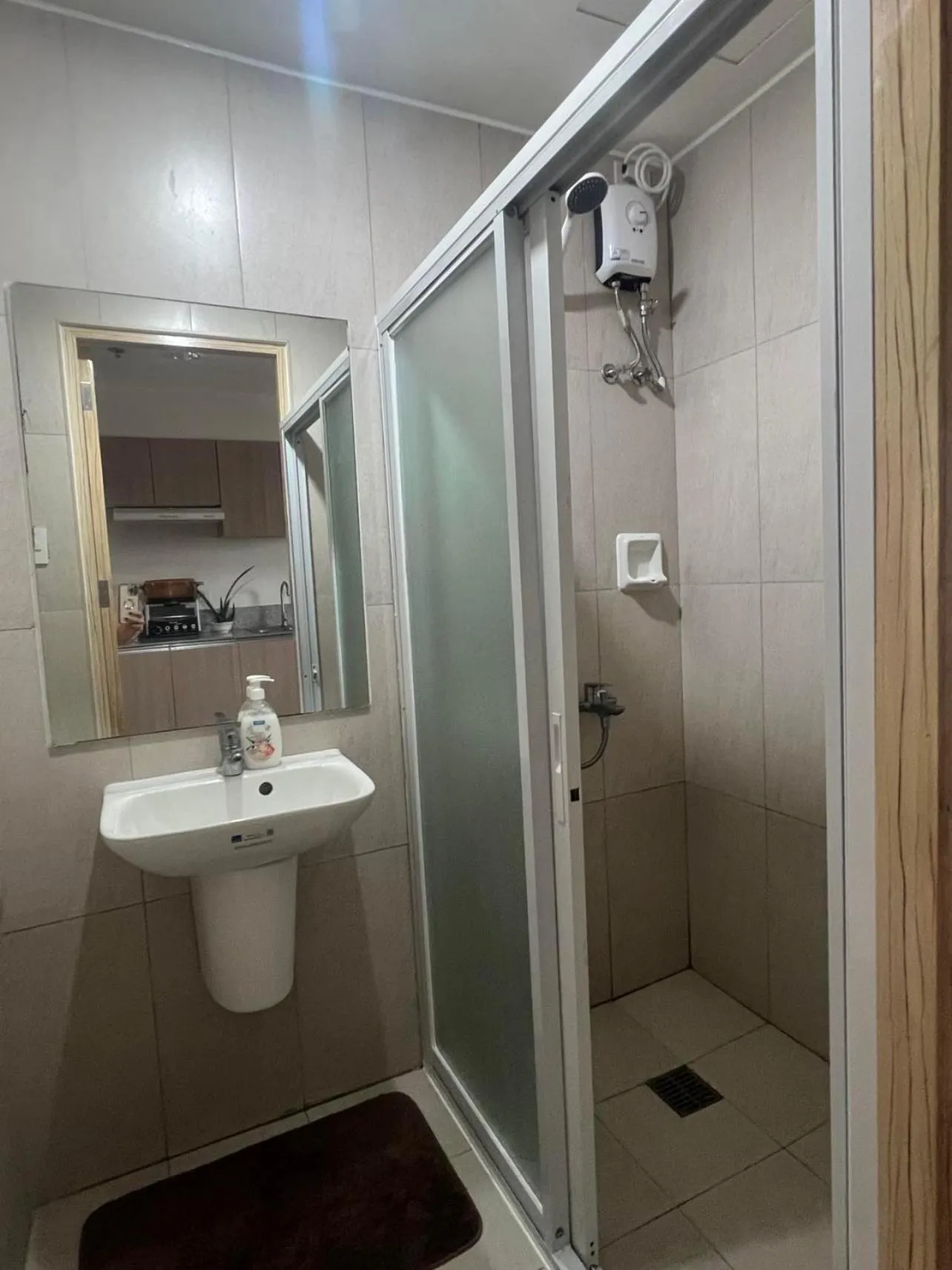 Bathroom in Inspiria Condominium Tower, beside Abreeza Ayala Mall, Davao City
