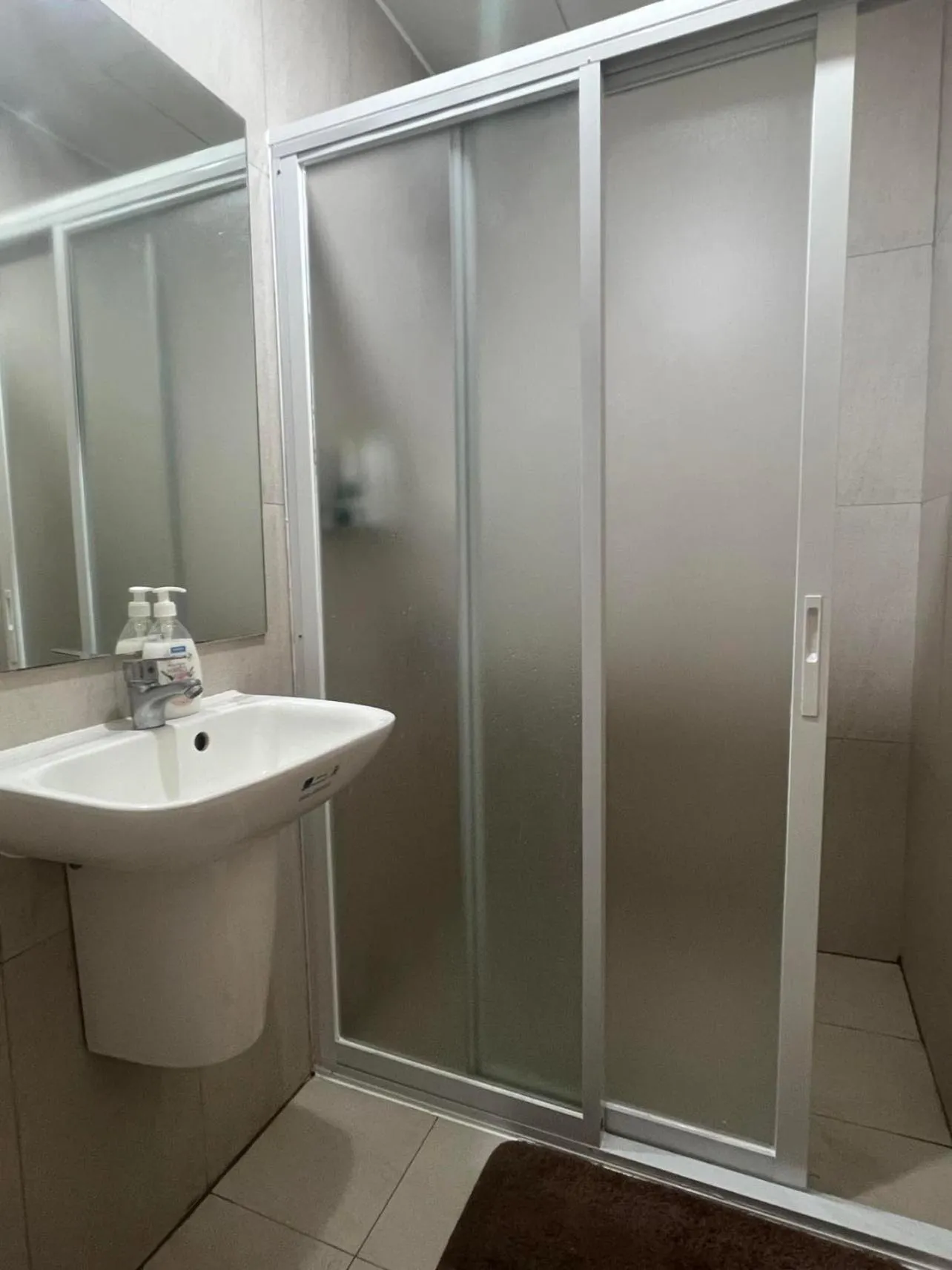 Shower in Inspiria Condominium Tower, beside Abreeza Ayala Mall, Davao City