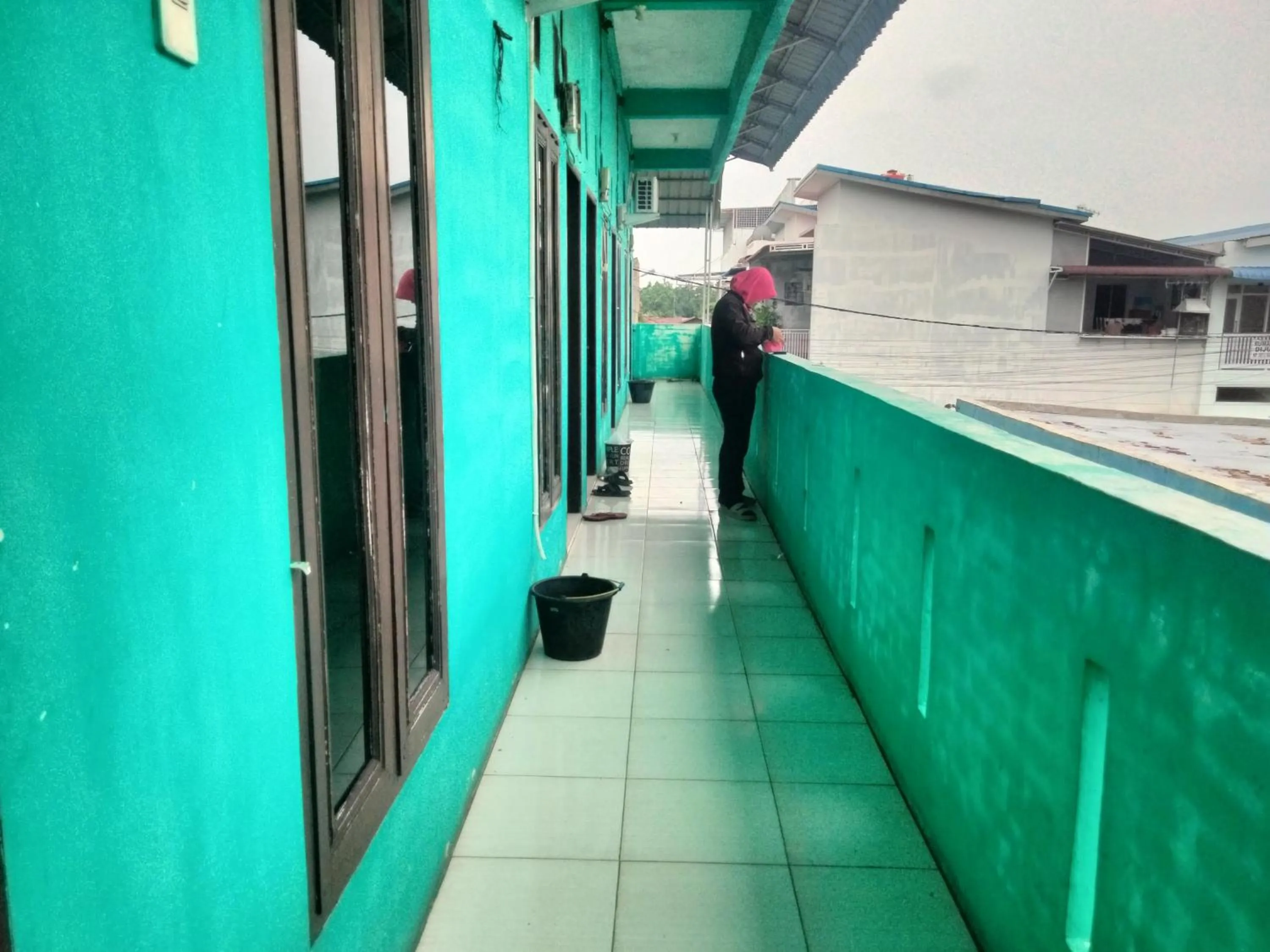 Lobby or reception in Hotel O Nany Asoka Syariah Near Anyong Cafe Studio