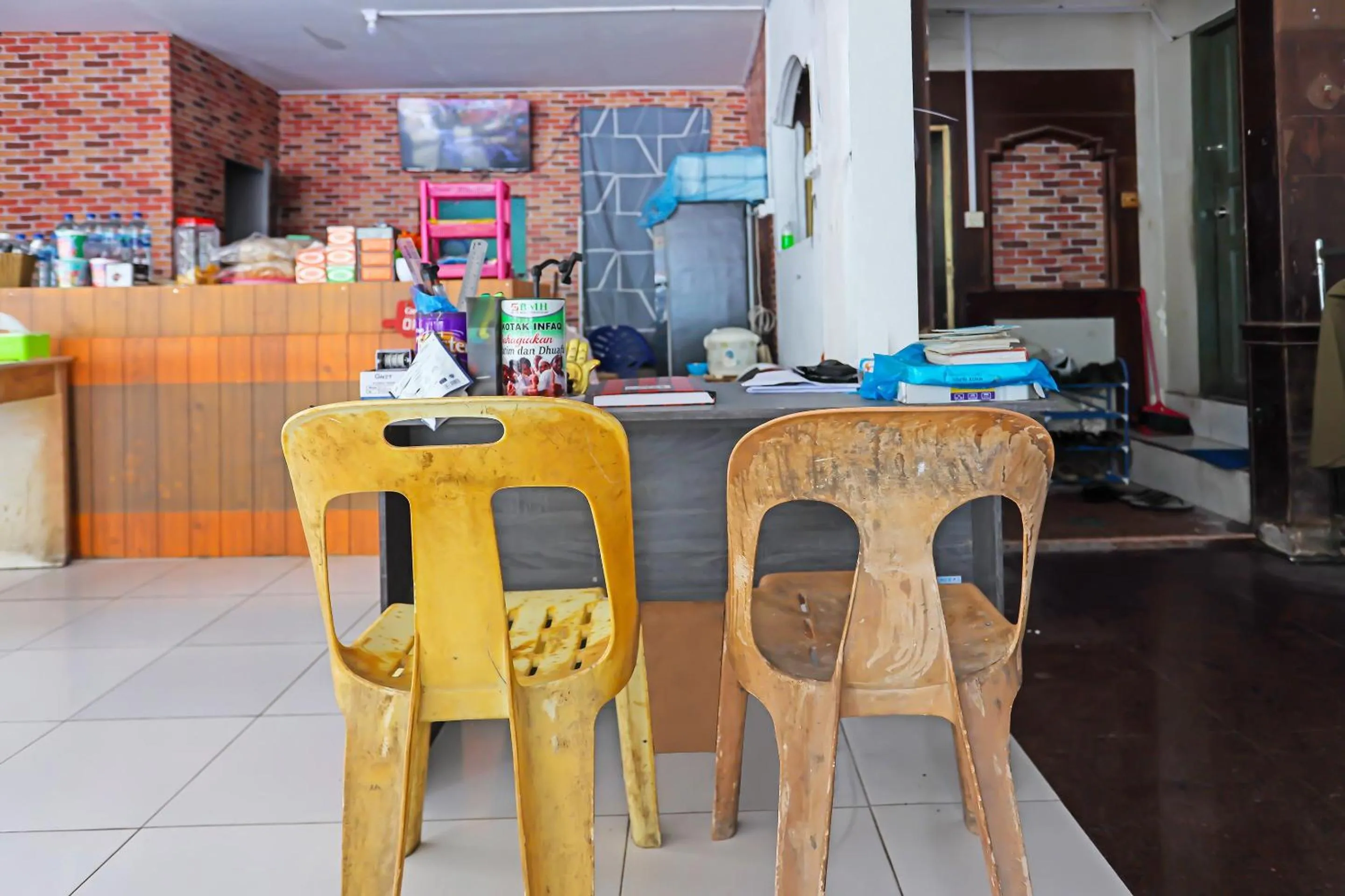 Lobby or reception in Hotel O Paris SyariahNearTempat Makan Pagi Sore Nohil