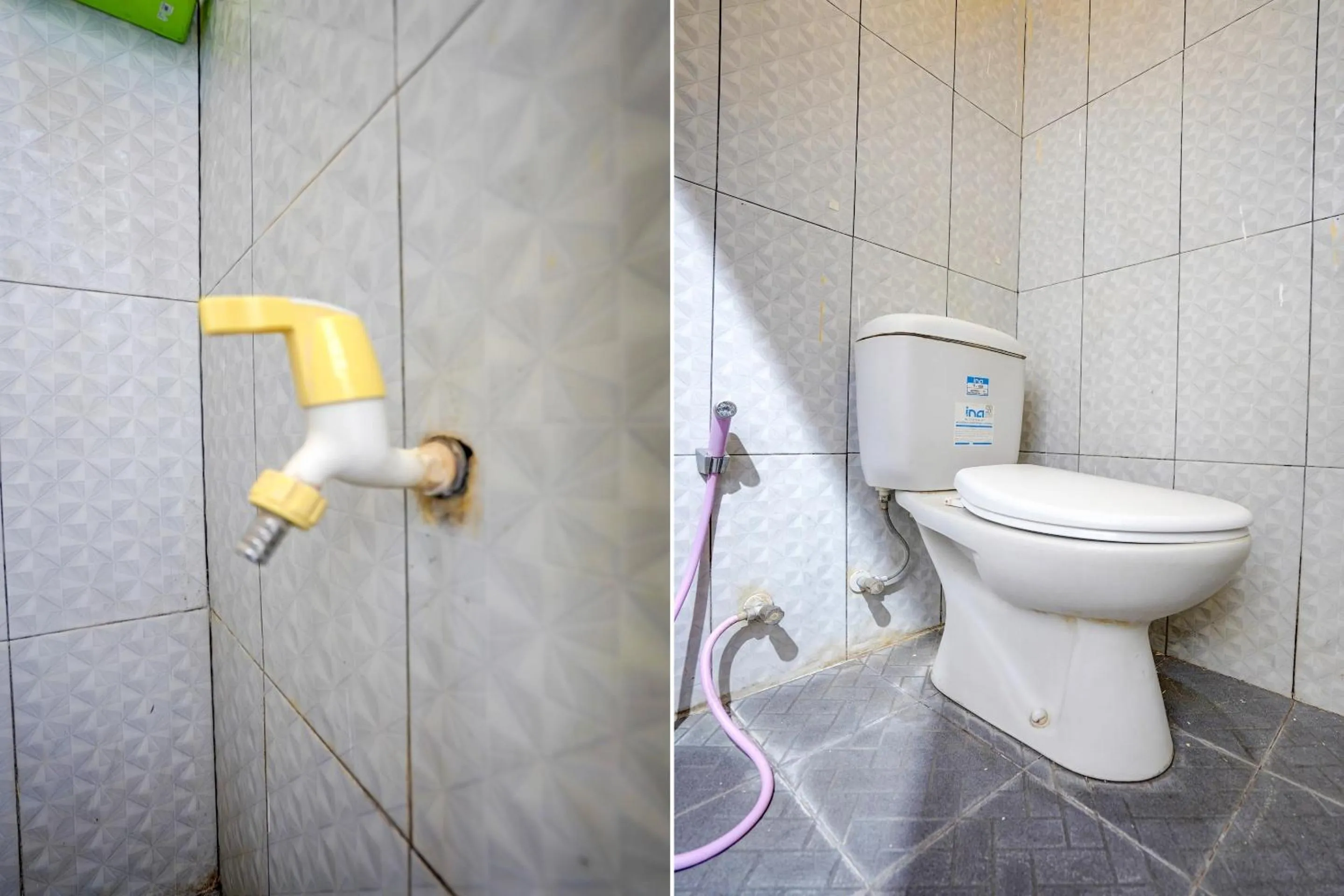 Bathroom in Hotel O Tri D Homestay Syariah