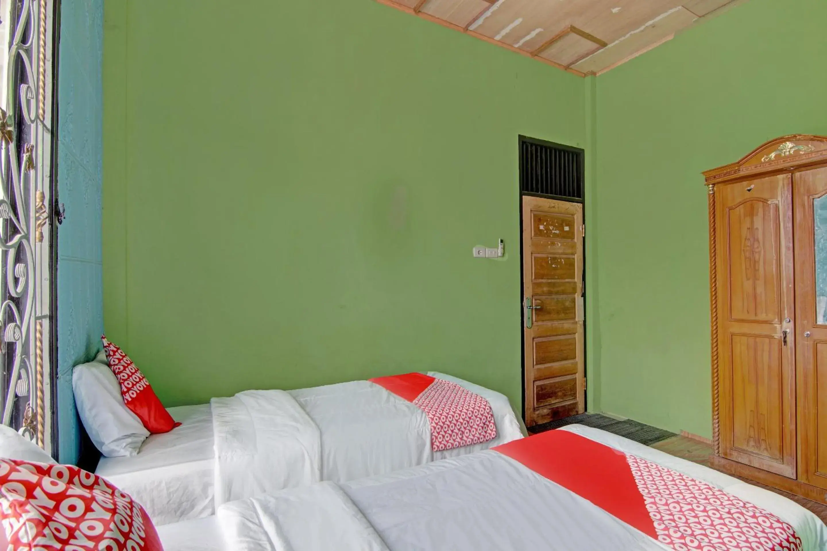 Bedroom, Bed in Hotel O Swakarya Guest House Bedroom, Bed in Hotel O Swakarya Guest House