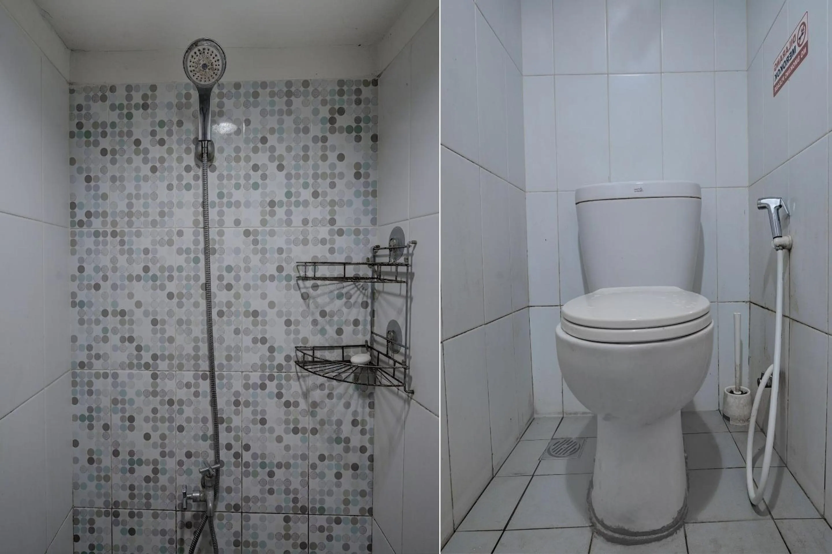 Bathroom in Collection O 92870 Apartement Grand Sentraland Karawang By Ipul