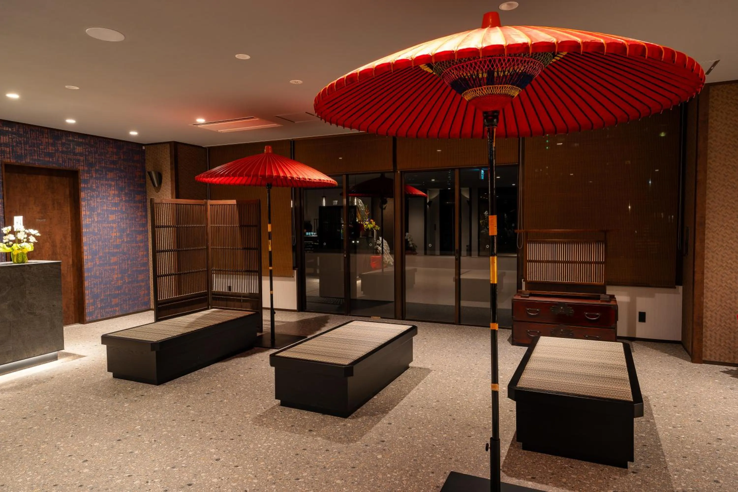 Lobby or reception in KAMENOI HOTEL Kusatsu Yubatake