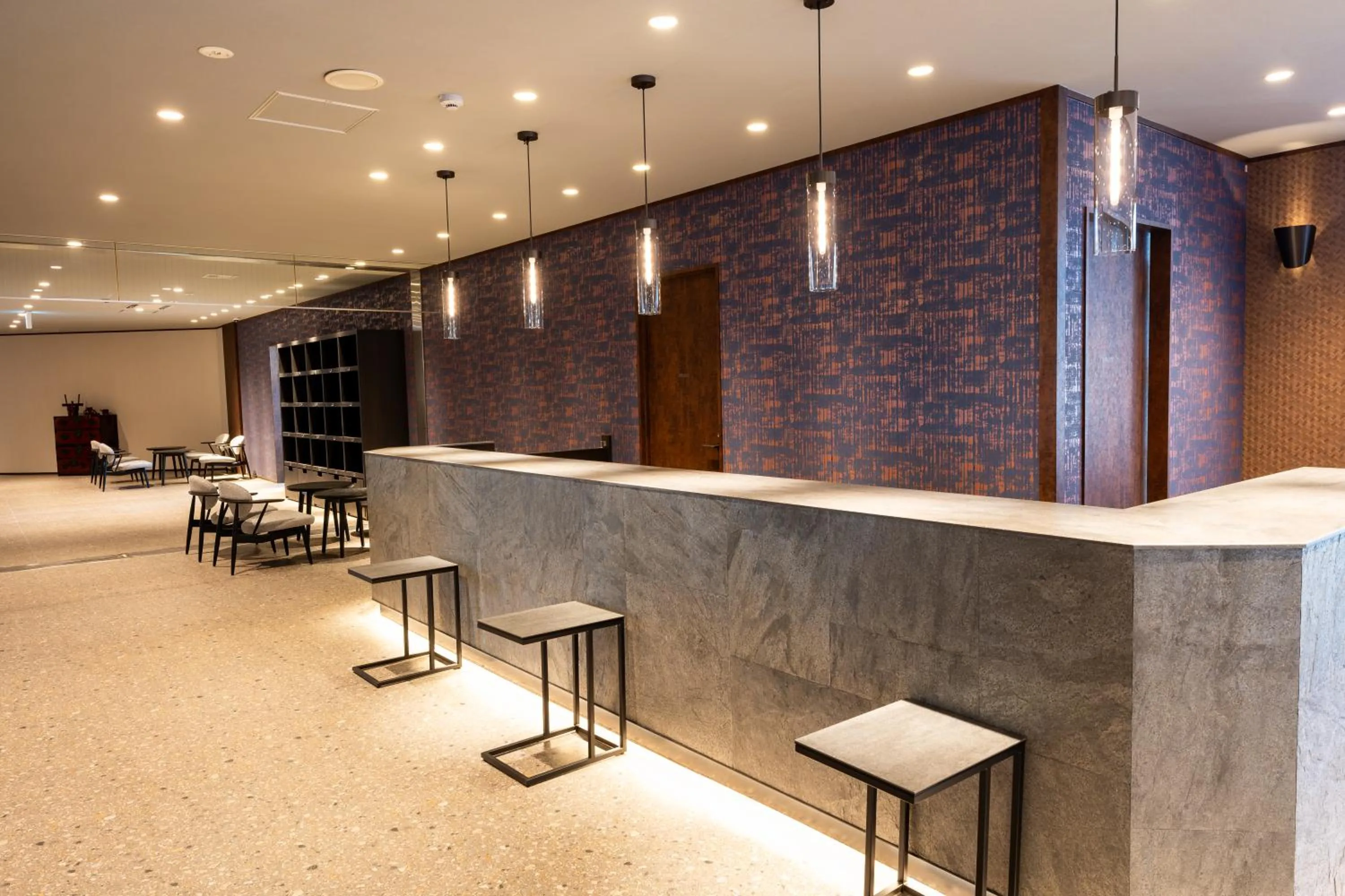 Lobby or reception in KAMENOI HOTEL Kusatsu Yubatake