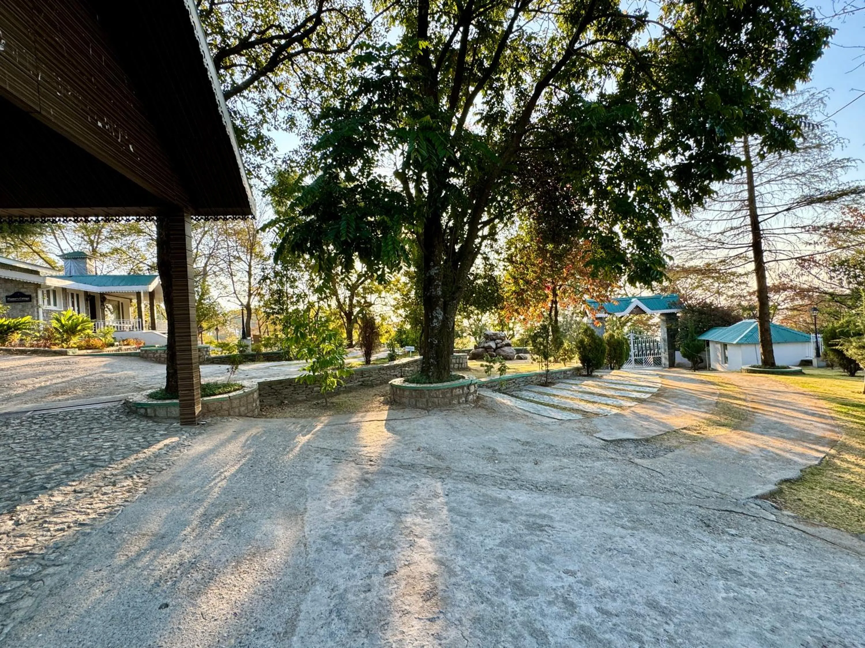 Children play ground in Brij Anayra Dharamshala - A Himalayan Luxury Retreat