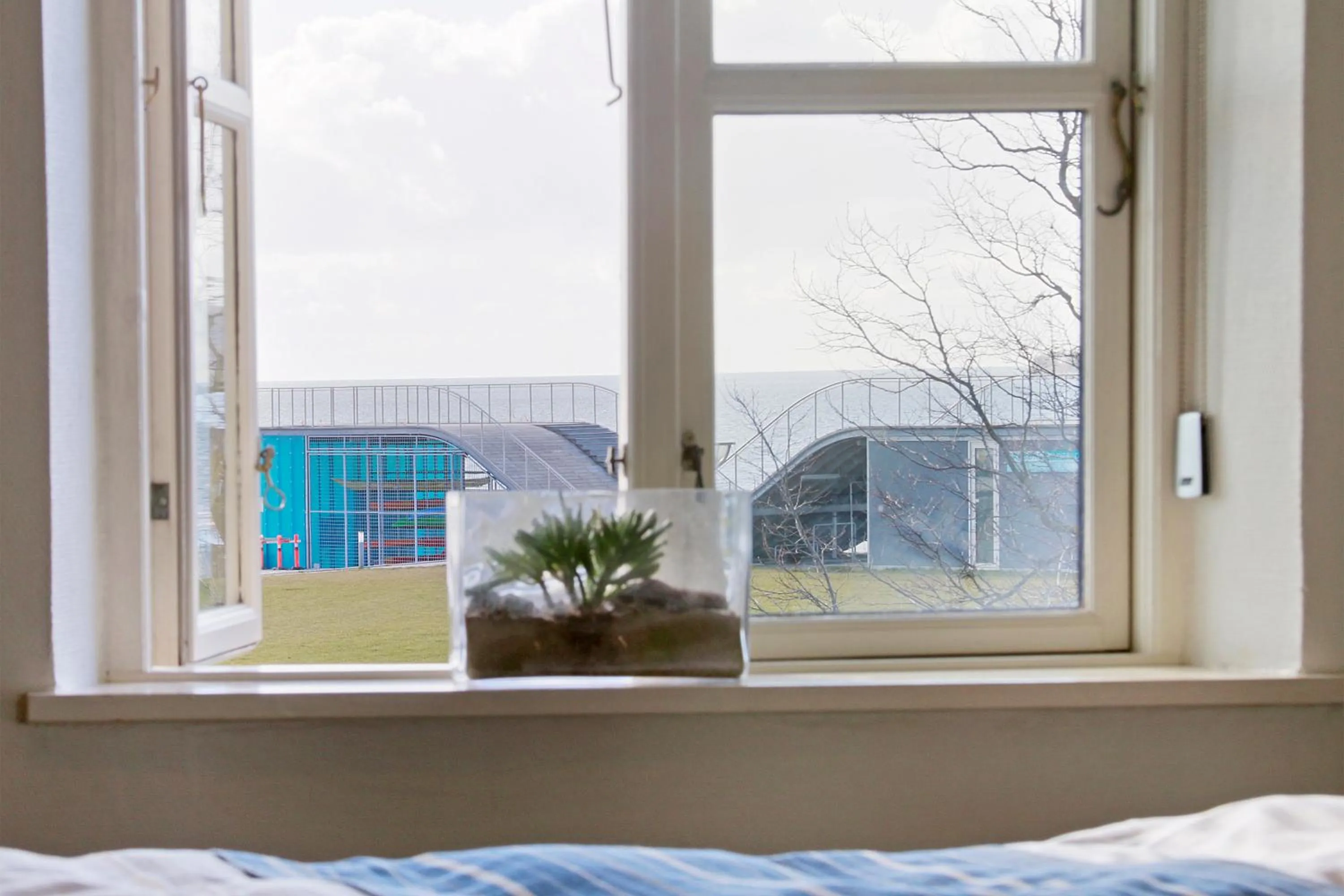 Bed in Hotel Færgegaarden