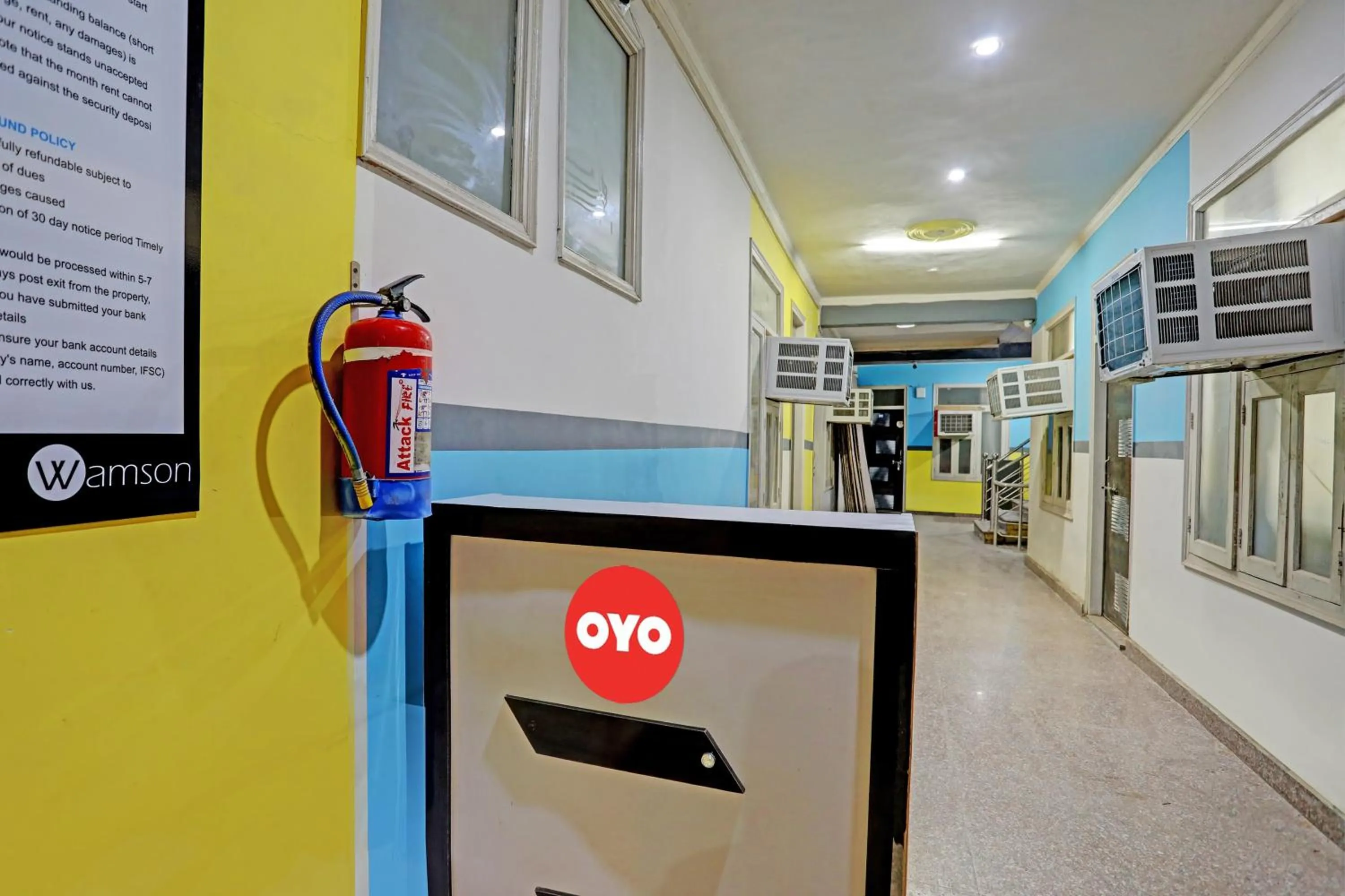 Lobby or reception in OYO Flagship Hotel Wamson Alpha Co living Stays