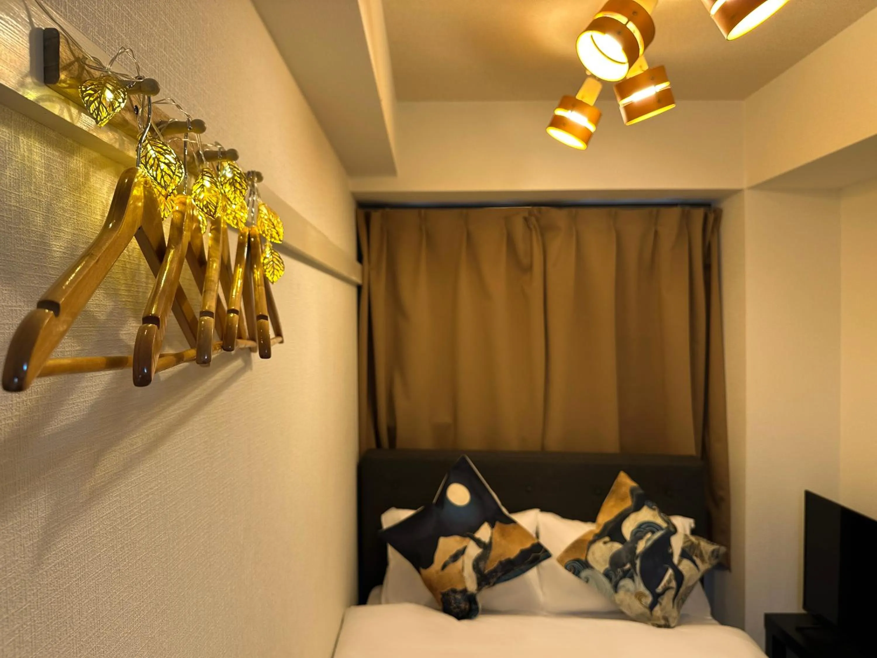 Bed in nestay apartment tokyo itabashi