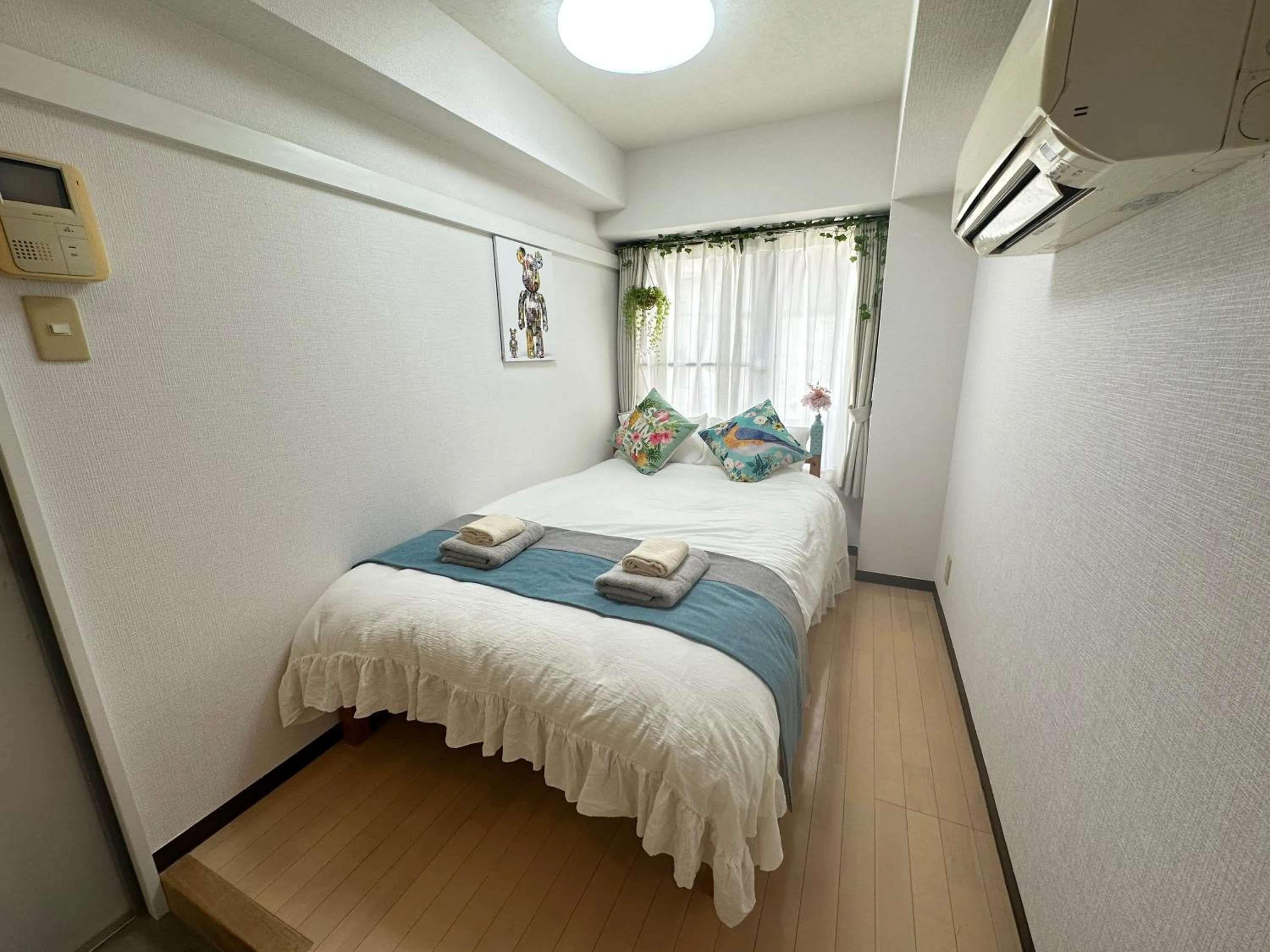 Bed in nestay apartment tokyo itabashi