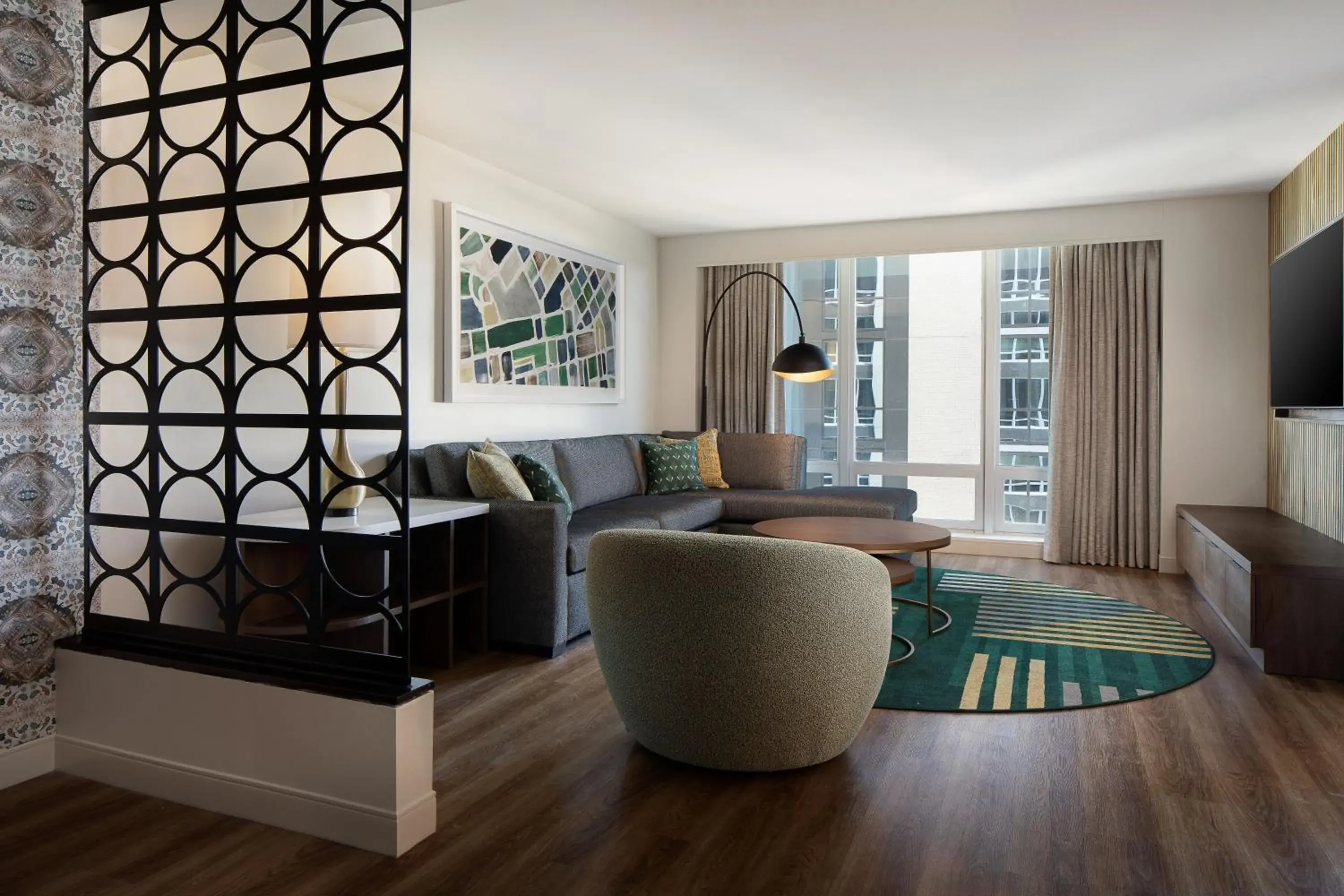 One-Bedroom King Suite with Sofa Bed and City View in Le Meridien Fort Worth Downtown One-Bedroom King Suite with Sofa Bed and City View in Le Meridien Fort Worth Downtown