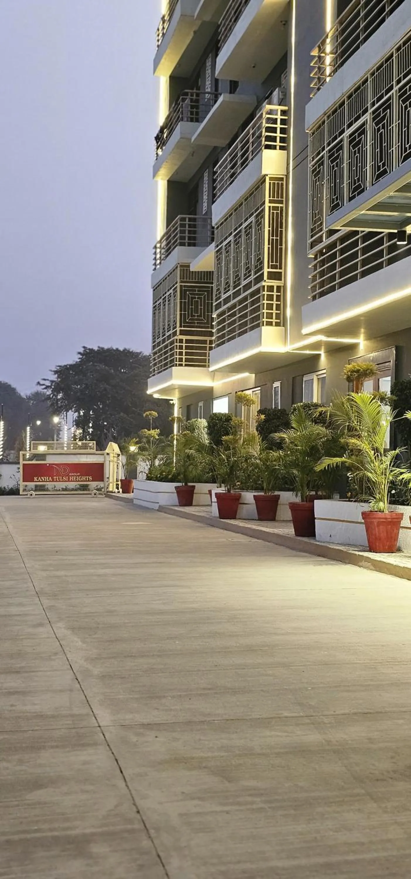 Property building in The Grand ND Resort- Kanha Tulsi Heights Behind Prem Mandir