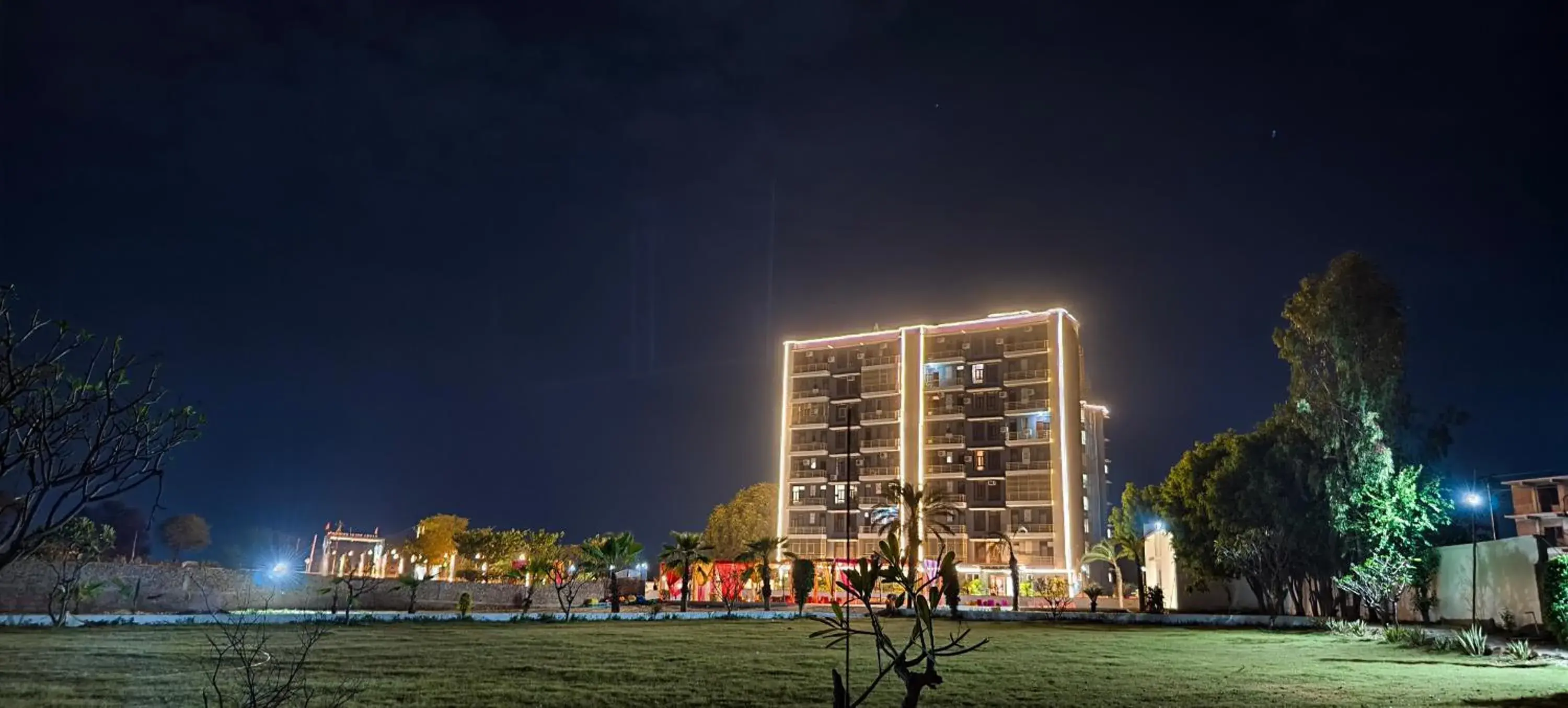 Property building in The Grand ND Resort- Kanha Tulsi Heights Behind Prem Mandir Property building in The Grand ND Resort- Kanha Tulsi Heights Behind Prem Mandir