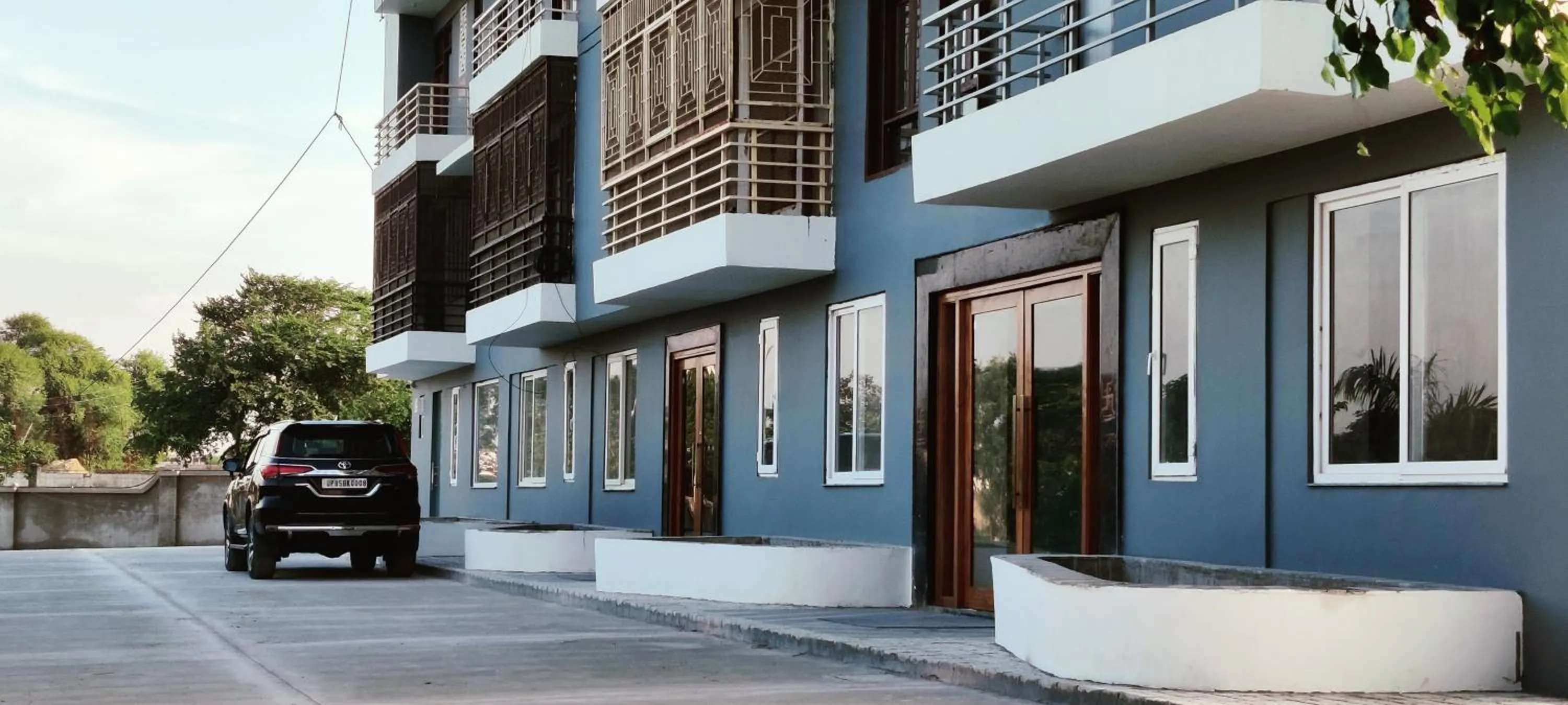 Property building in The Grand ND Resort- Kanha Tulsi Heights Behind Prem Mandir