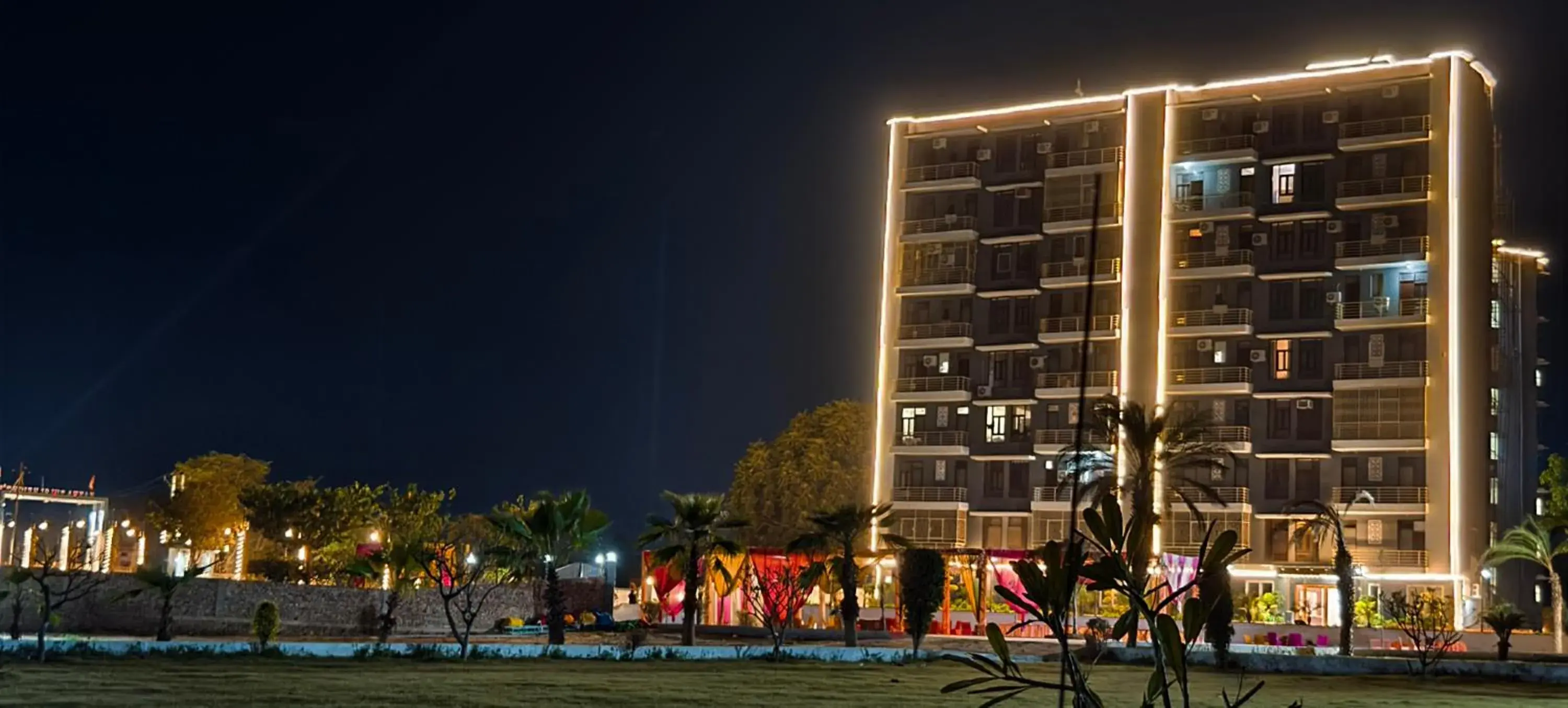 Property building in The Grand ND Resort- Kanha Tulsi Heights Behind Prem Mandir Property building in The Grand ND Resort- Kanha Tulsi Heights Behind Prem Mandir