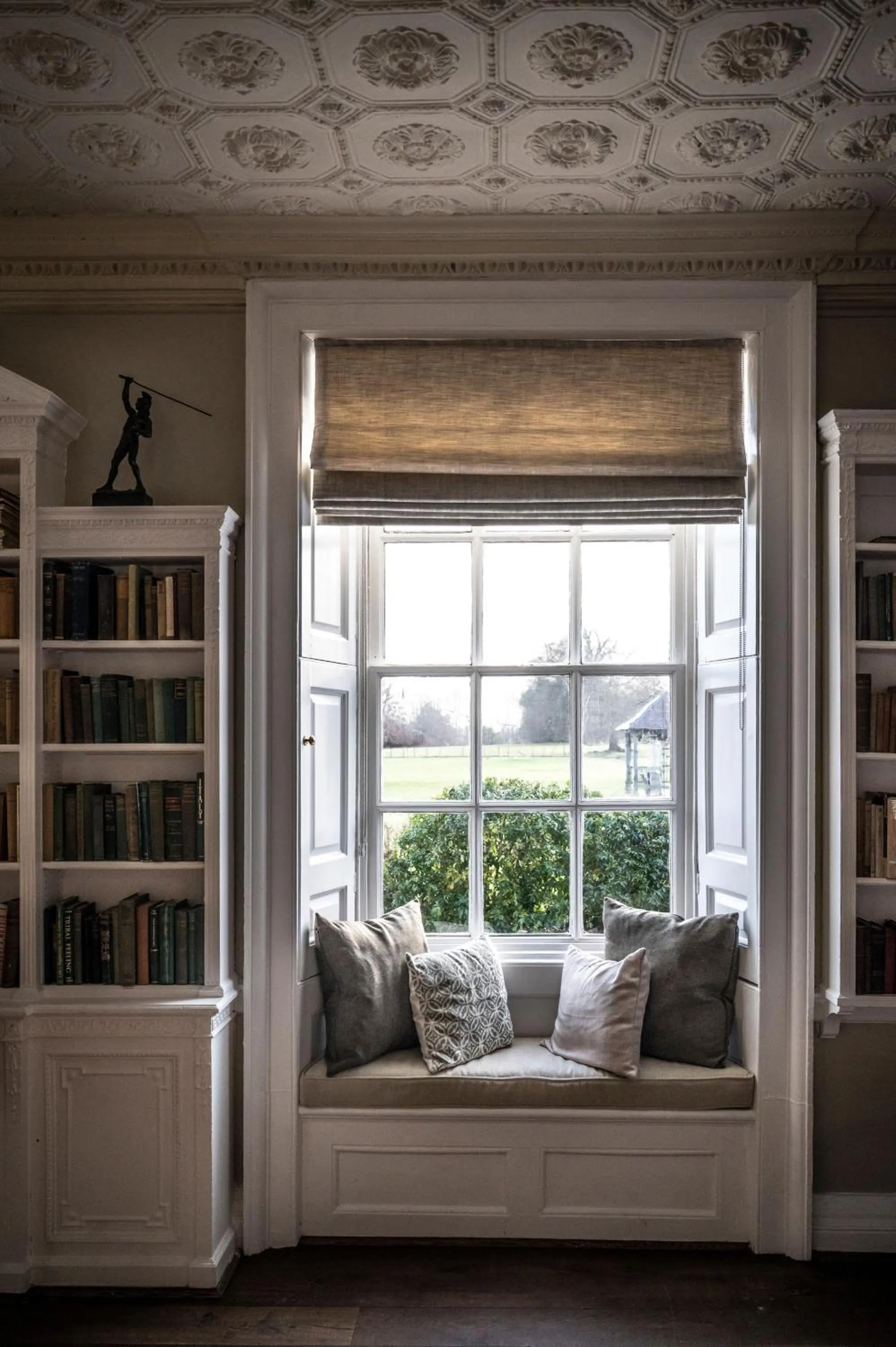 Library in Chilston Park Hotel