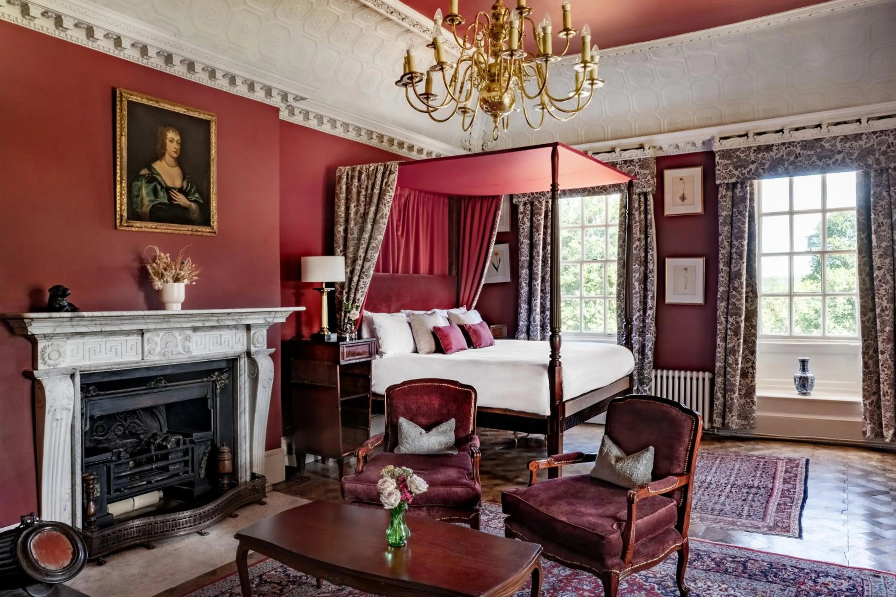 Seating area in Chilston Park Hotel