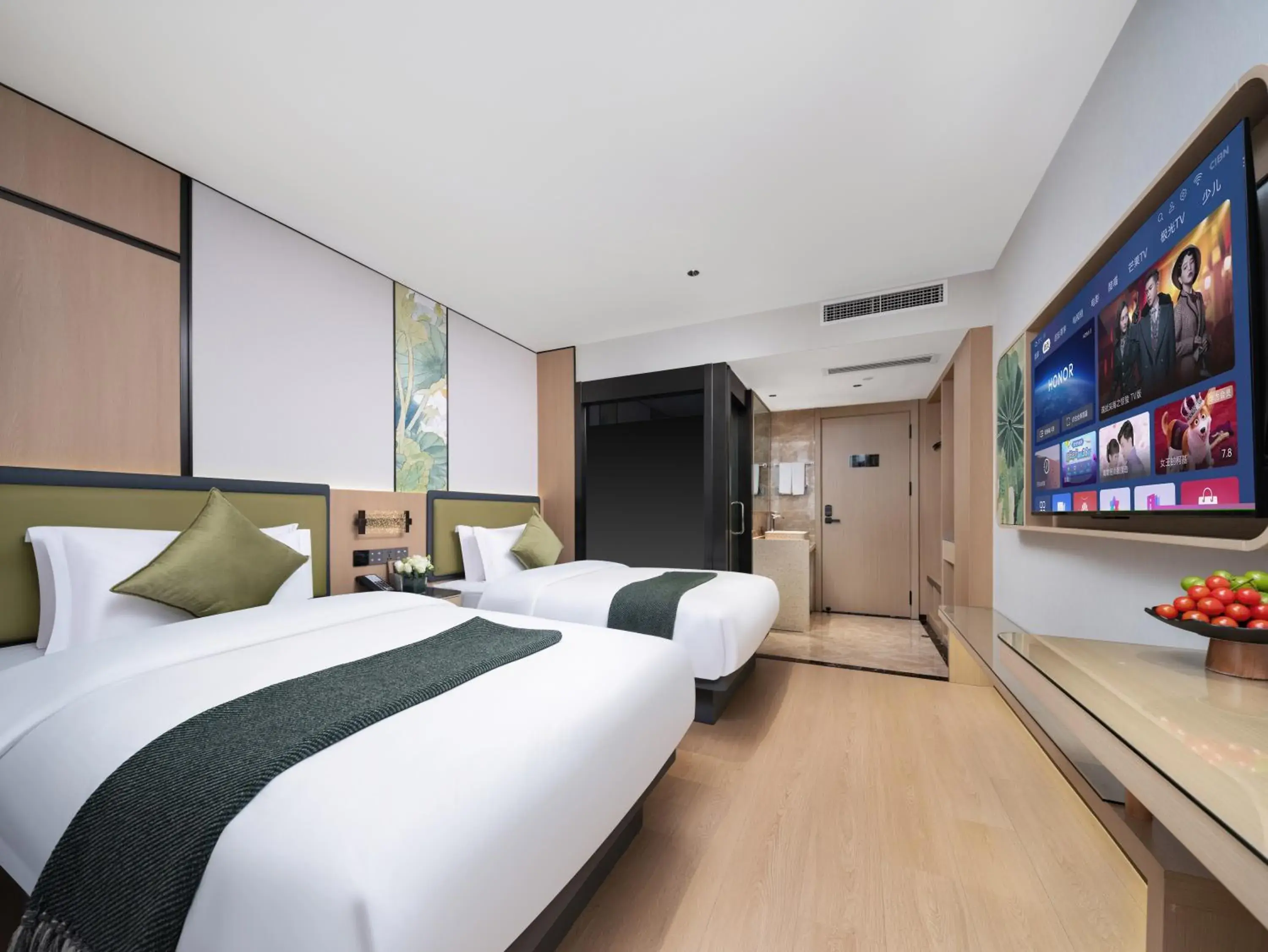 Bed in Yiwu Defeng Hotel Bed in Yiwu Defeng Hotel