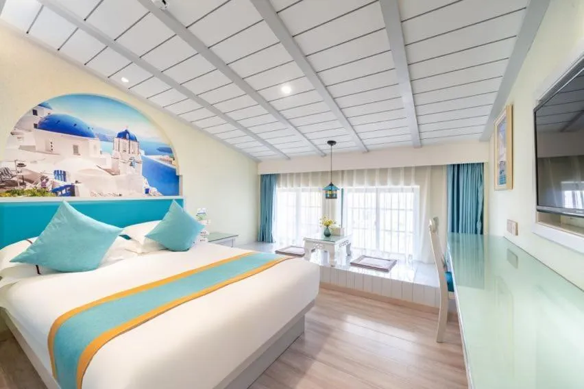 Bed in Yiwu Defeng Hotel