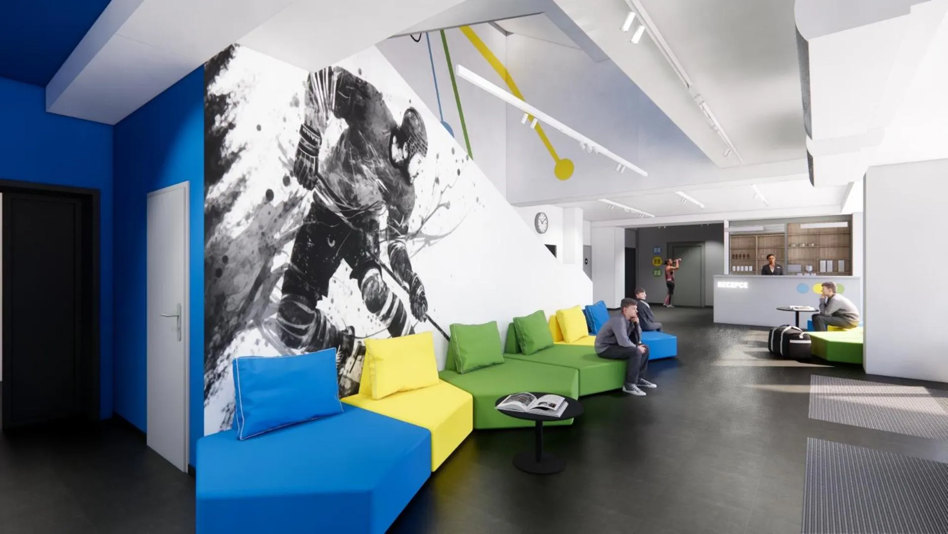 Lobby or reception in Hotel Active Stadium