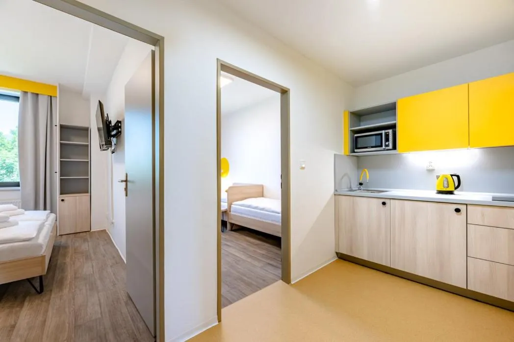 Bed in Hotel Active Stadium