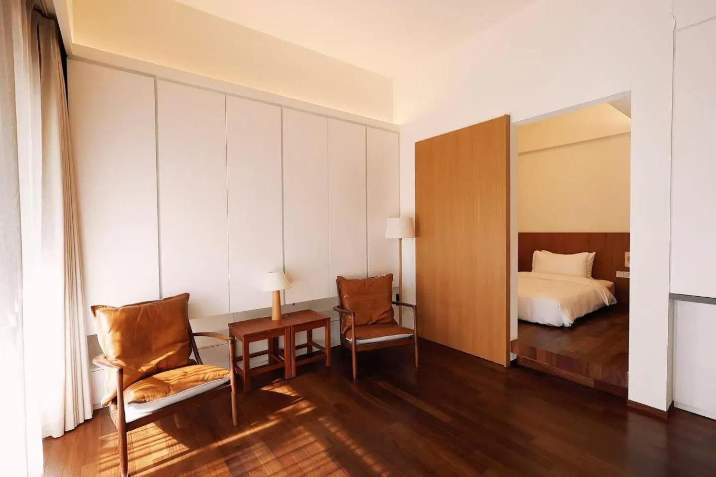 Bed in Wutong Hotel Apartment Bao'an Center