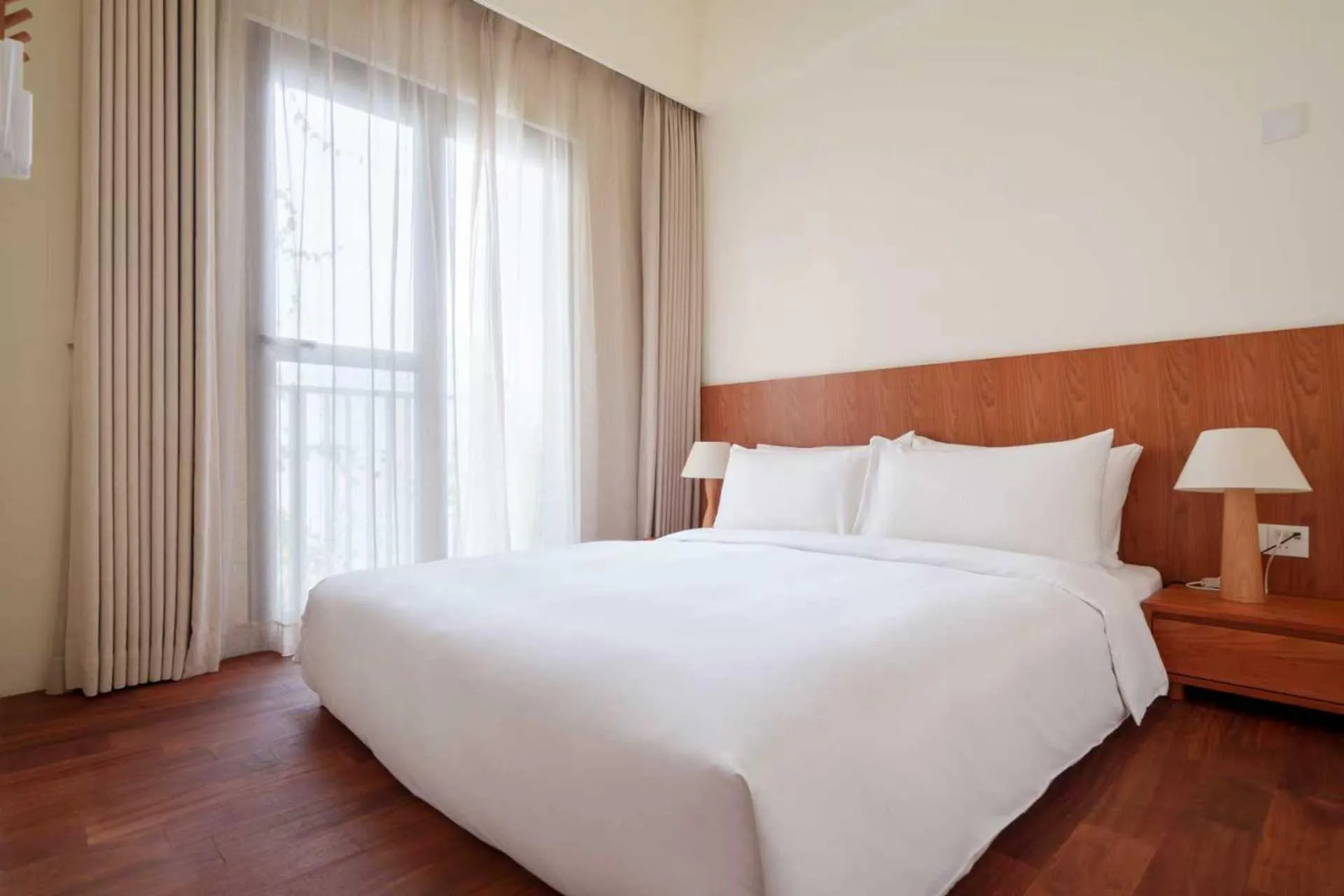 Bed in Wutong Hotel Apartment Bao'an Center