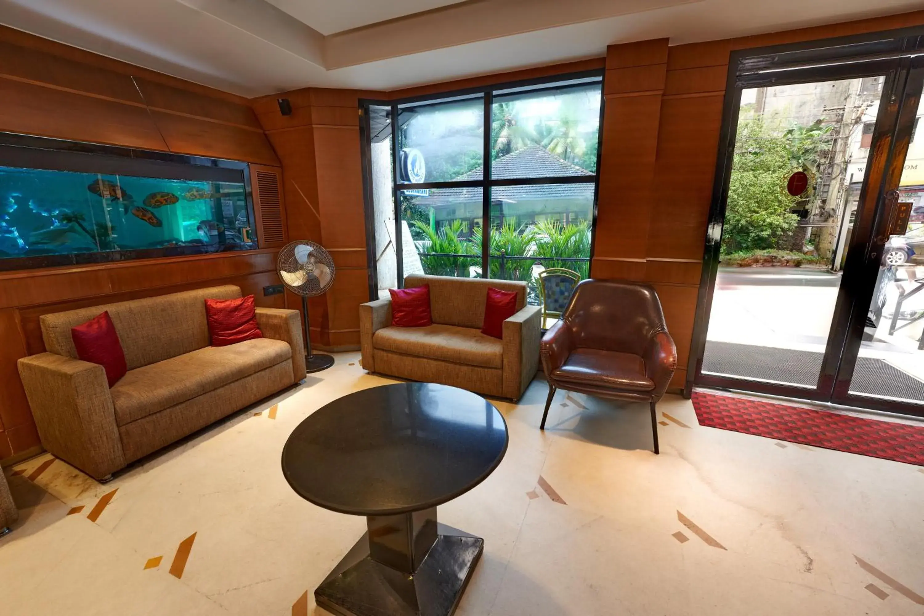 Lobby or reception in Hotel Prestige, Mangalore Lobby or reception in Hotel Prestige, Mangalore