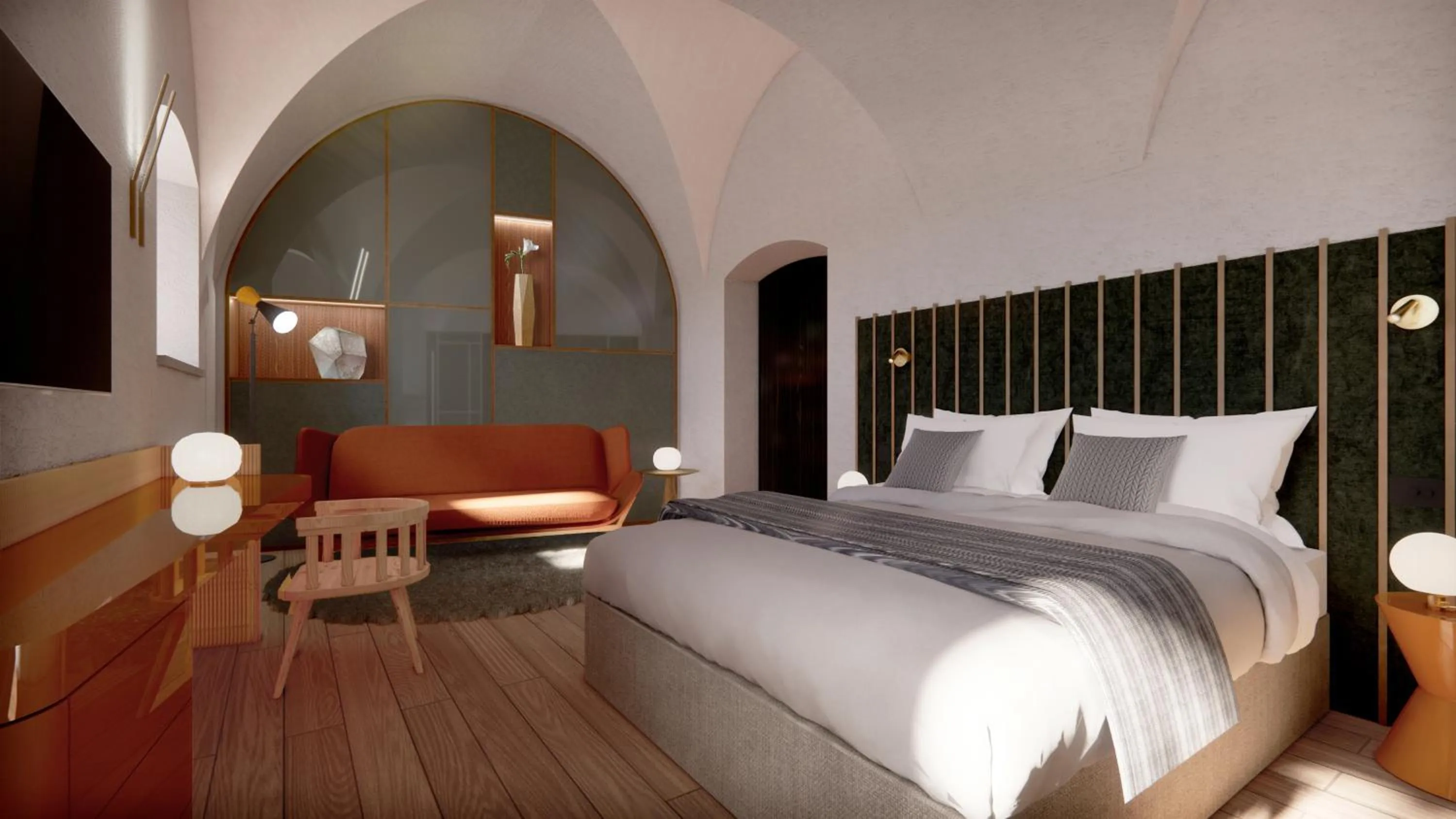 Photo of the whole room, Bed in Arthotel Lasserhaus