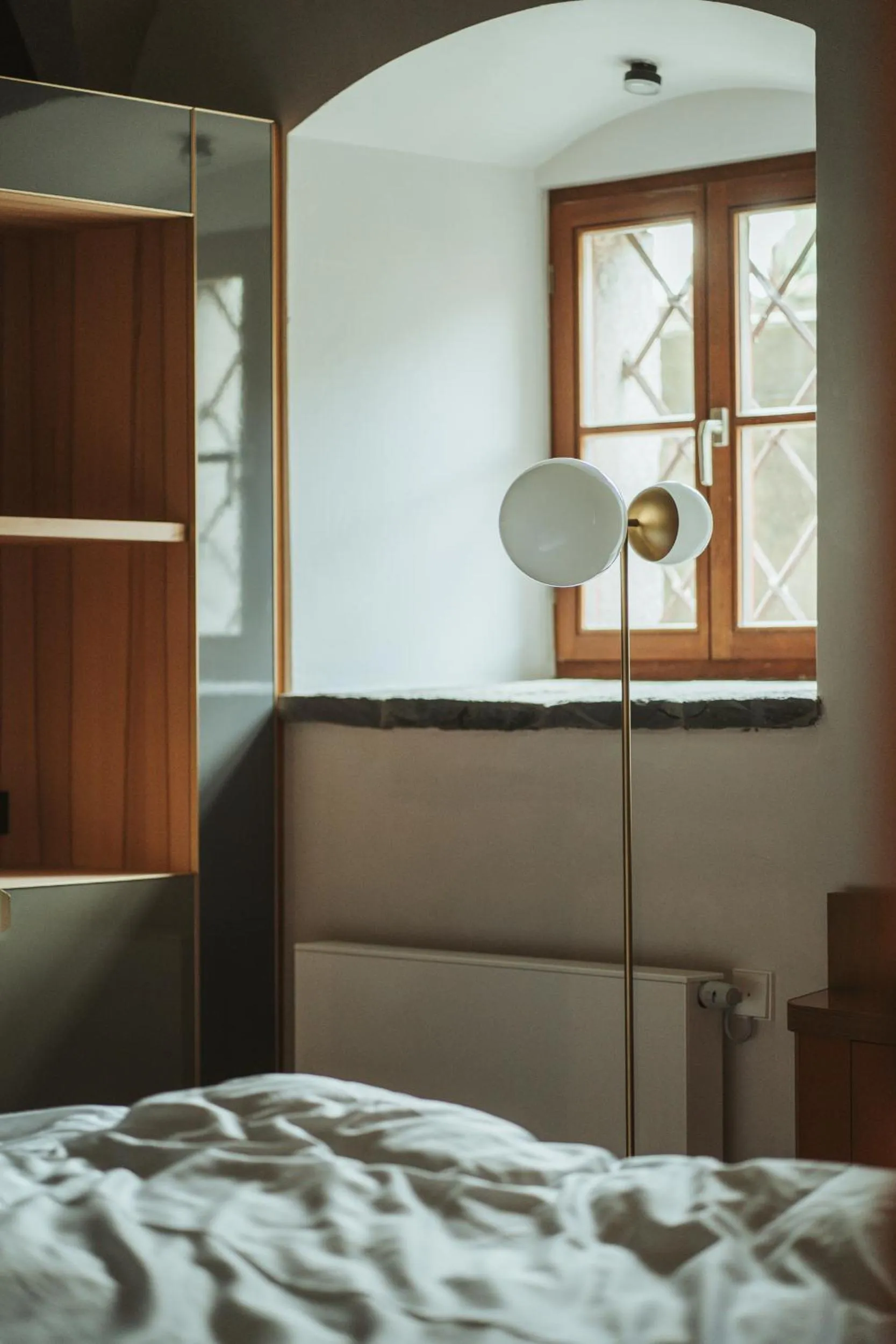 Bed in Arthotel Lasserhaus