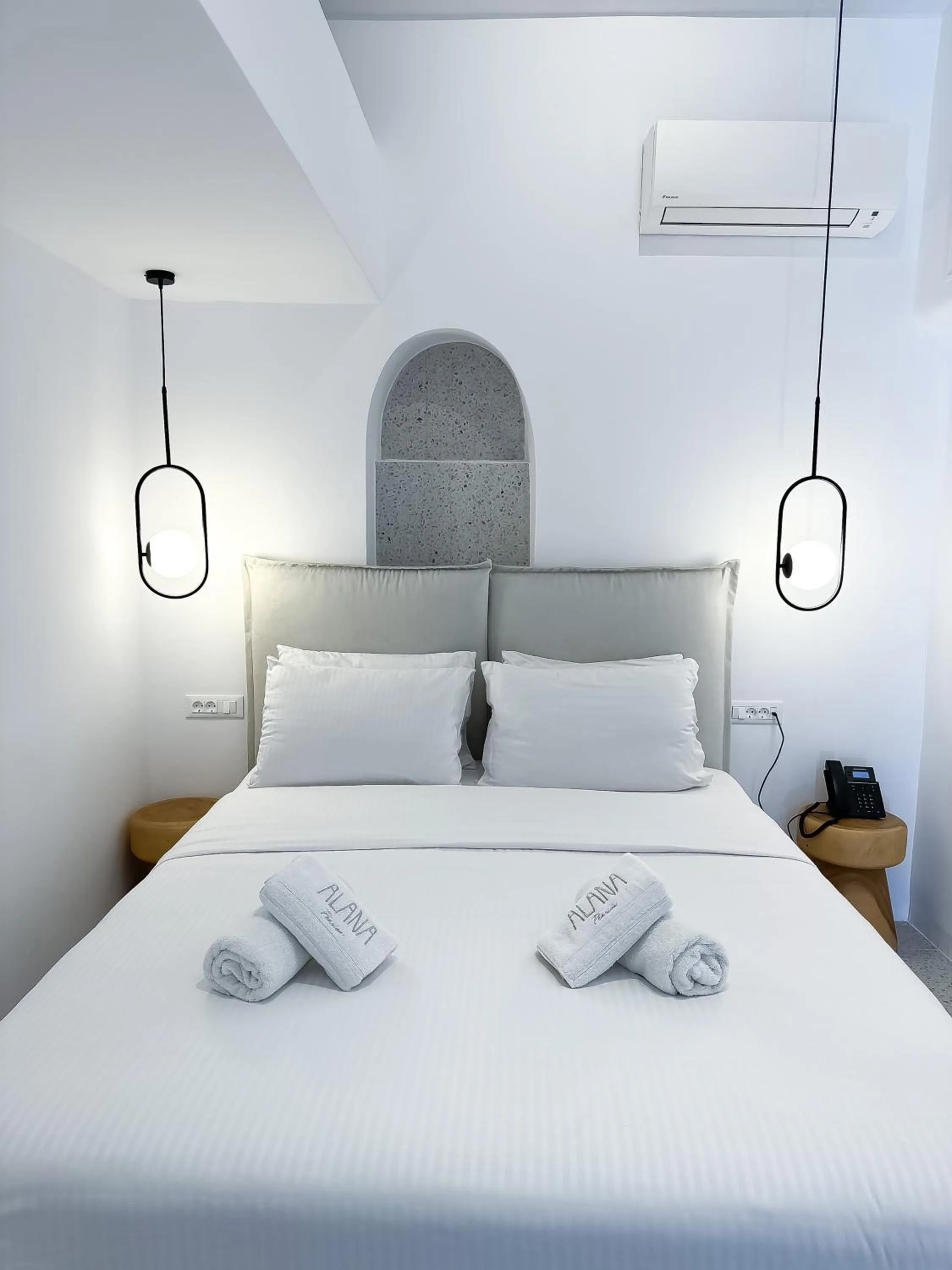 Bed in Alana Mykonos