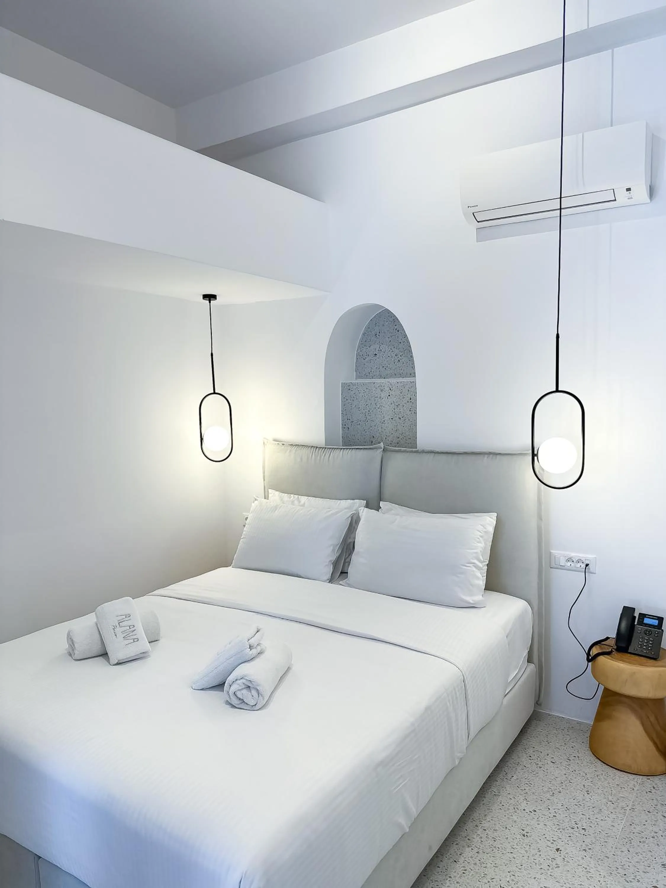 Bed in Alana Mykonos