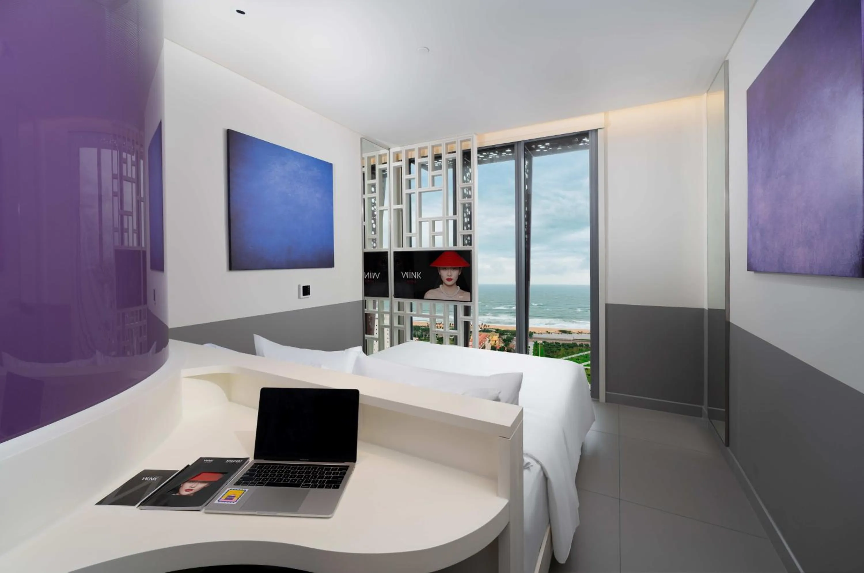 Communal lounge/ TV room, Bed in Wink Tuy Hoa Beach, Unscripted by Hyatt