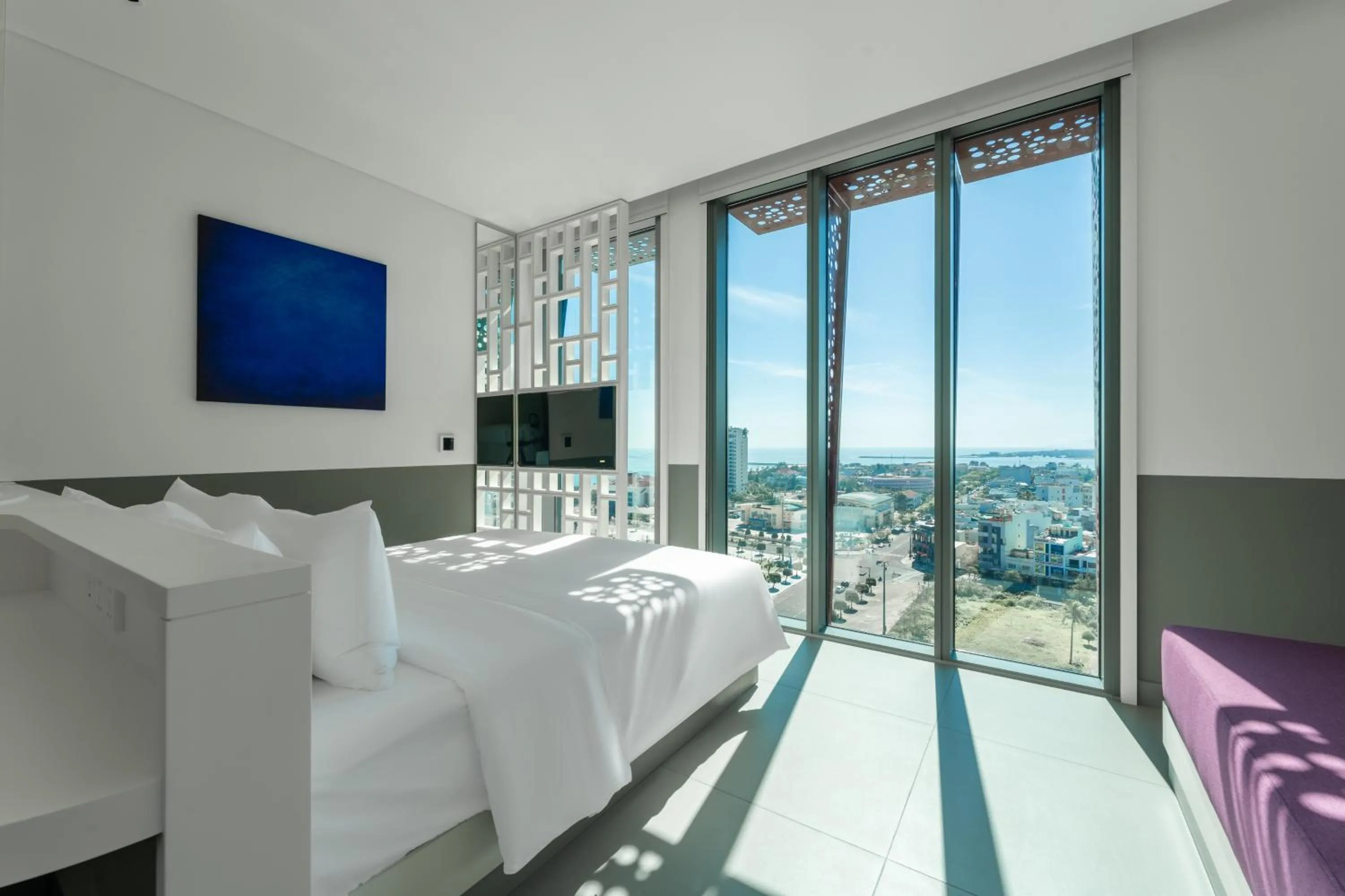 View (from property/room), Bed in Wink Tuy Hoa Beach, Unscripted by Hyatt