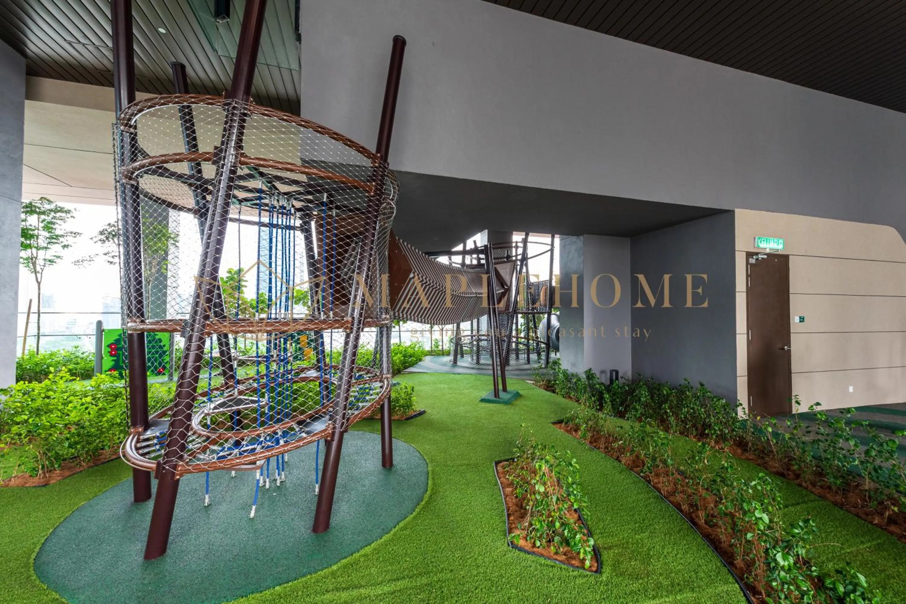 Children play ground in Axon Premier Suites Kuala Lumpur