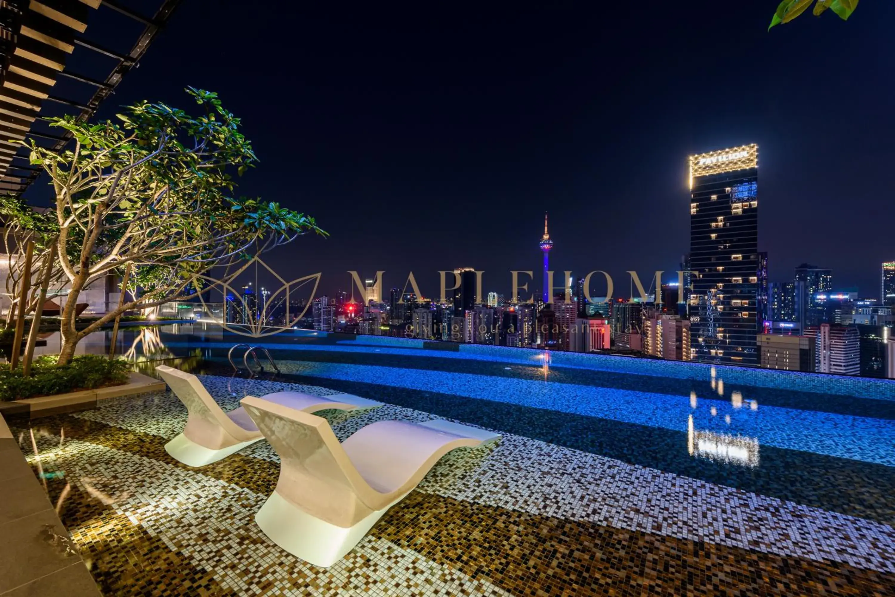 City view in Axon Premier Suites Kuala Lumpur City view in Axon Premier Suites Kuala Lumpur