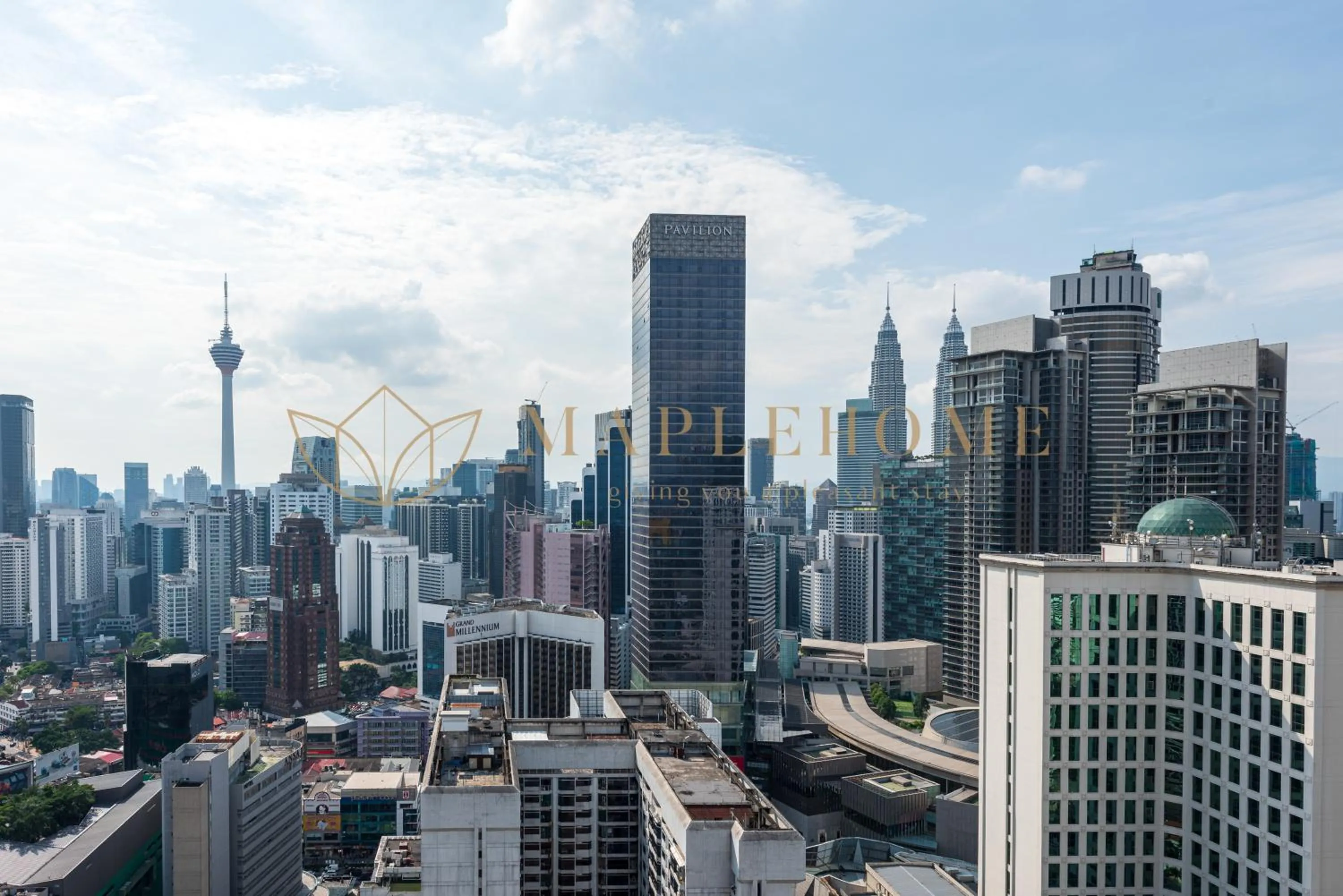 City view in Axon Premier Suites Kuala Lumpur
