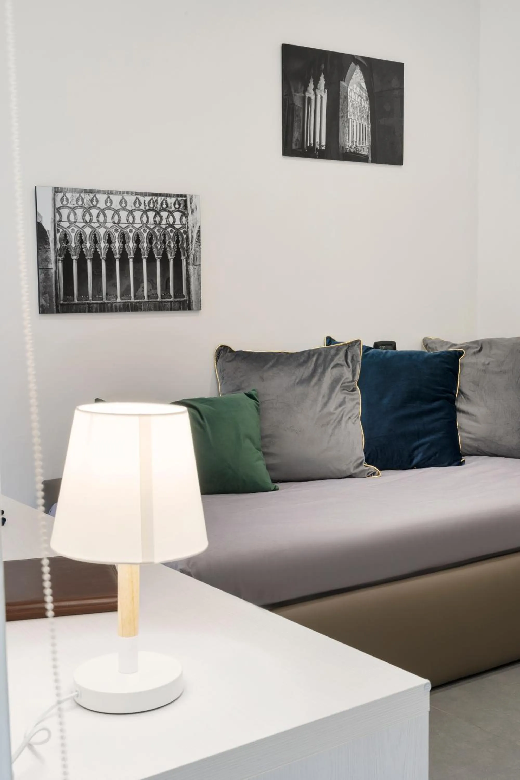 Seating area in Palazzo Sant'Arcangelo