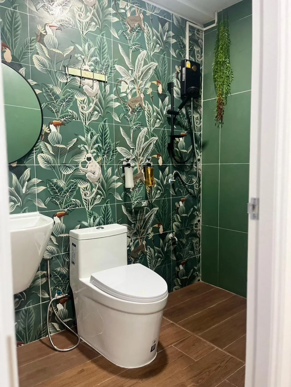 Bathroom in DonMueang station hotel