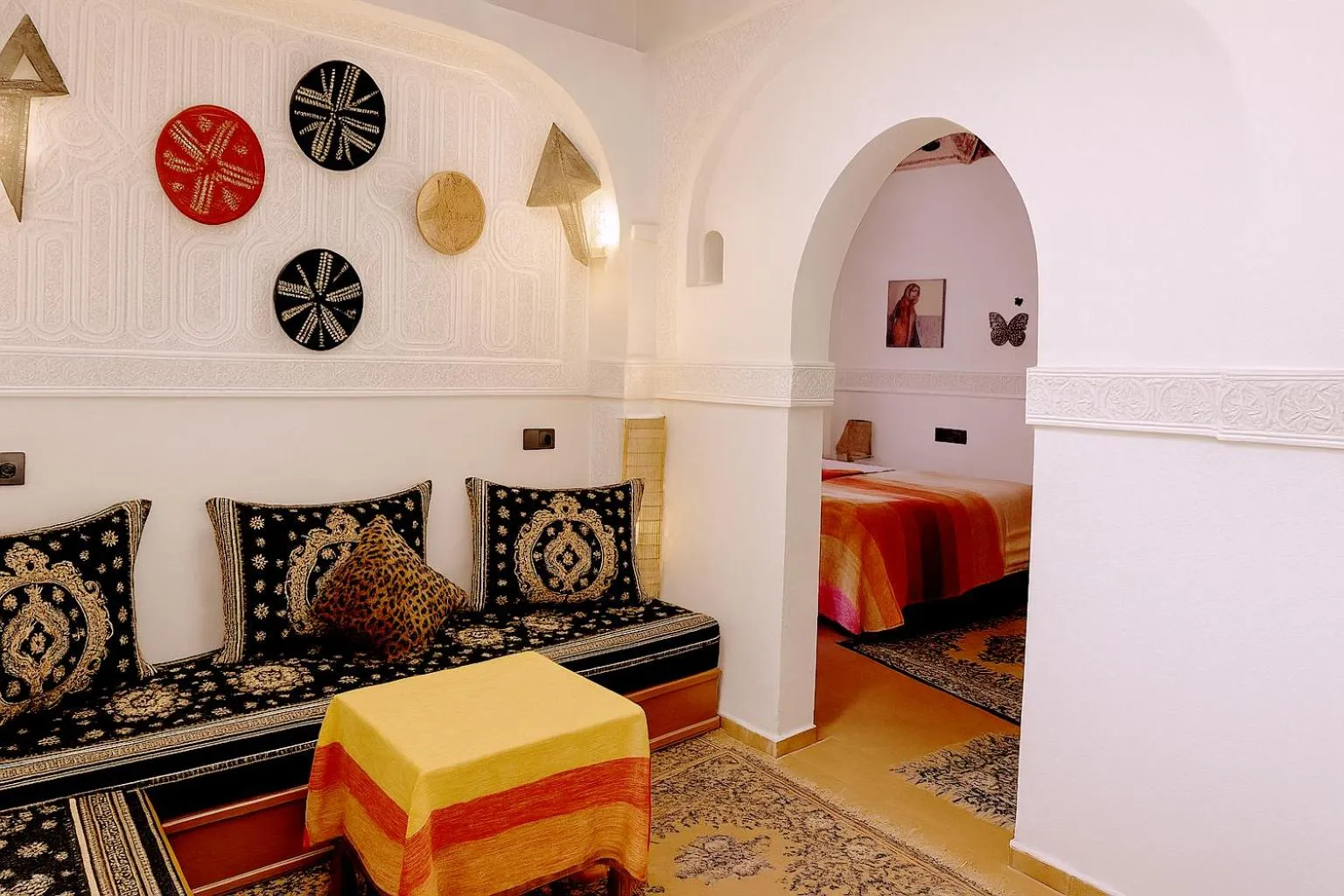 Photo of the whole room, Bed in Auberge La Fibule Du Dades