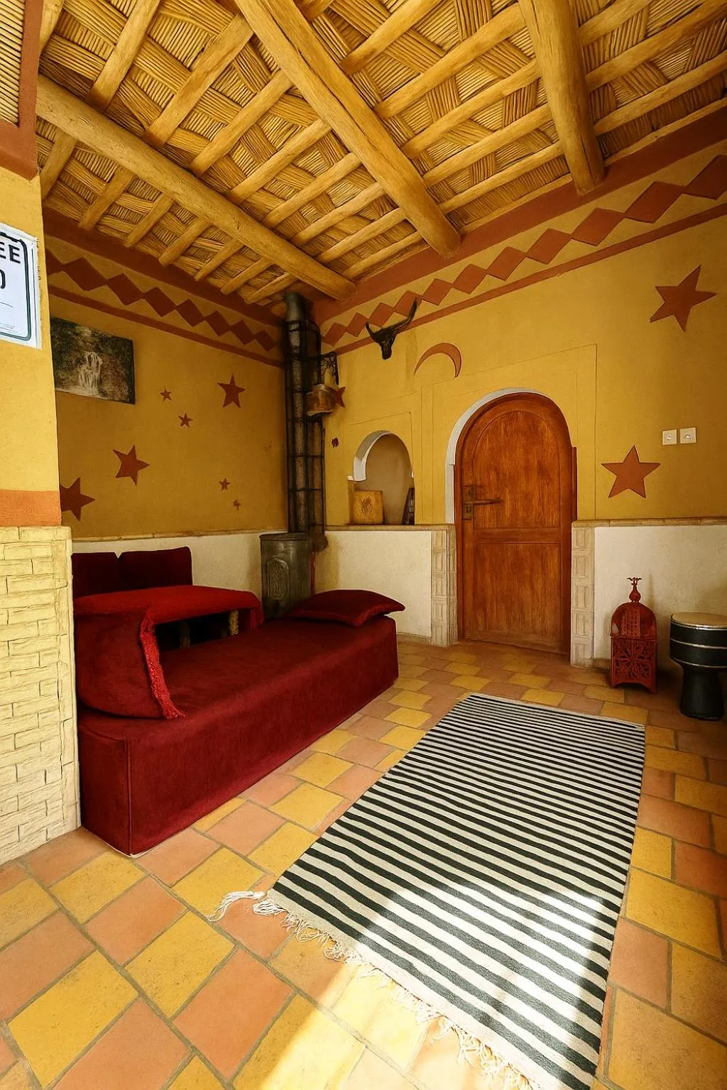Seating area in Auberge La Fibule Du Dades