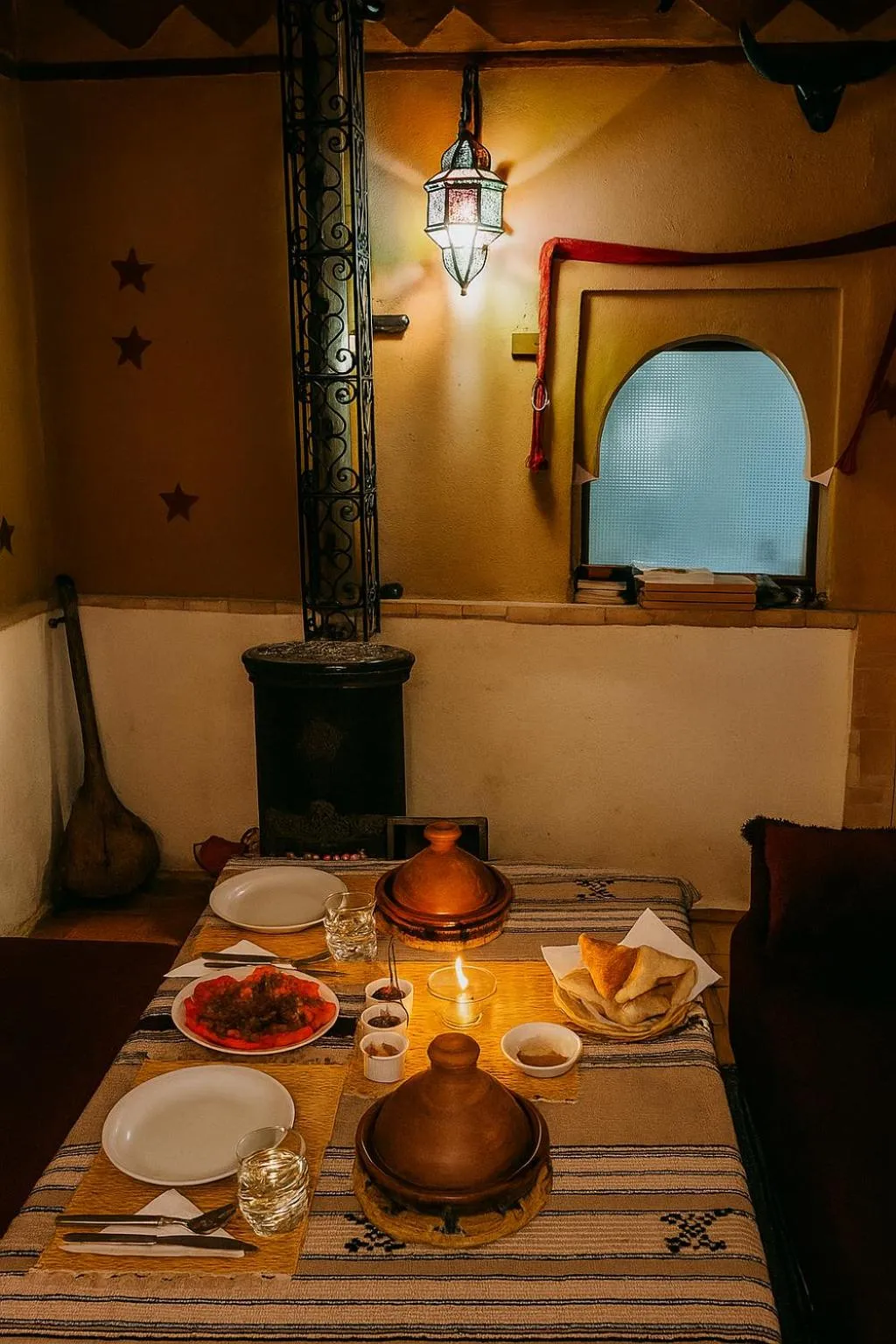 Food and drinks in Auberge La Fibule Du Dades