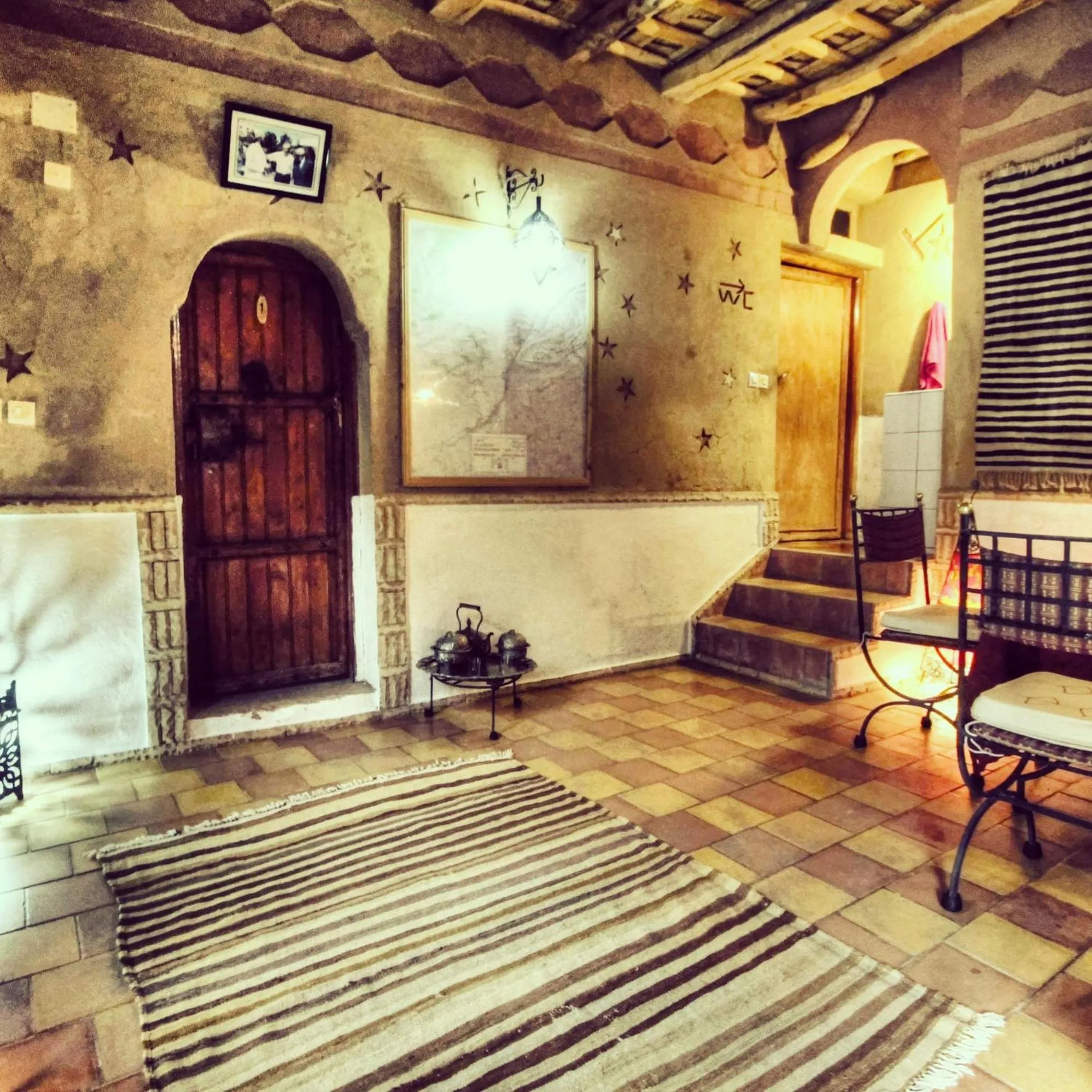 Seating area in Auberge La Fibule Du Dades