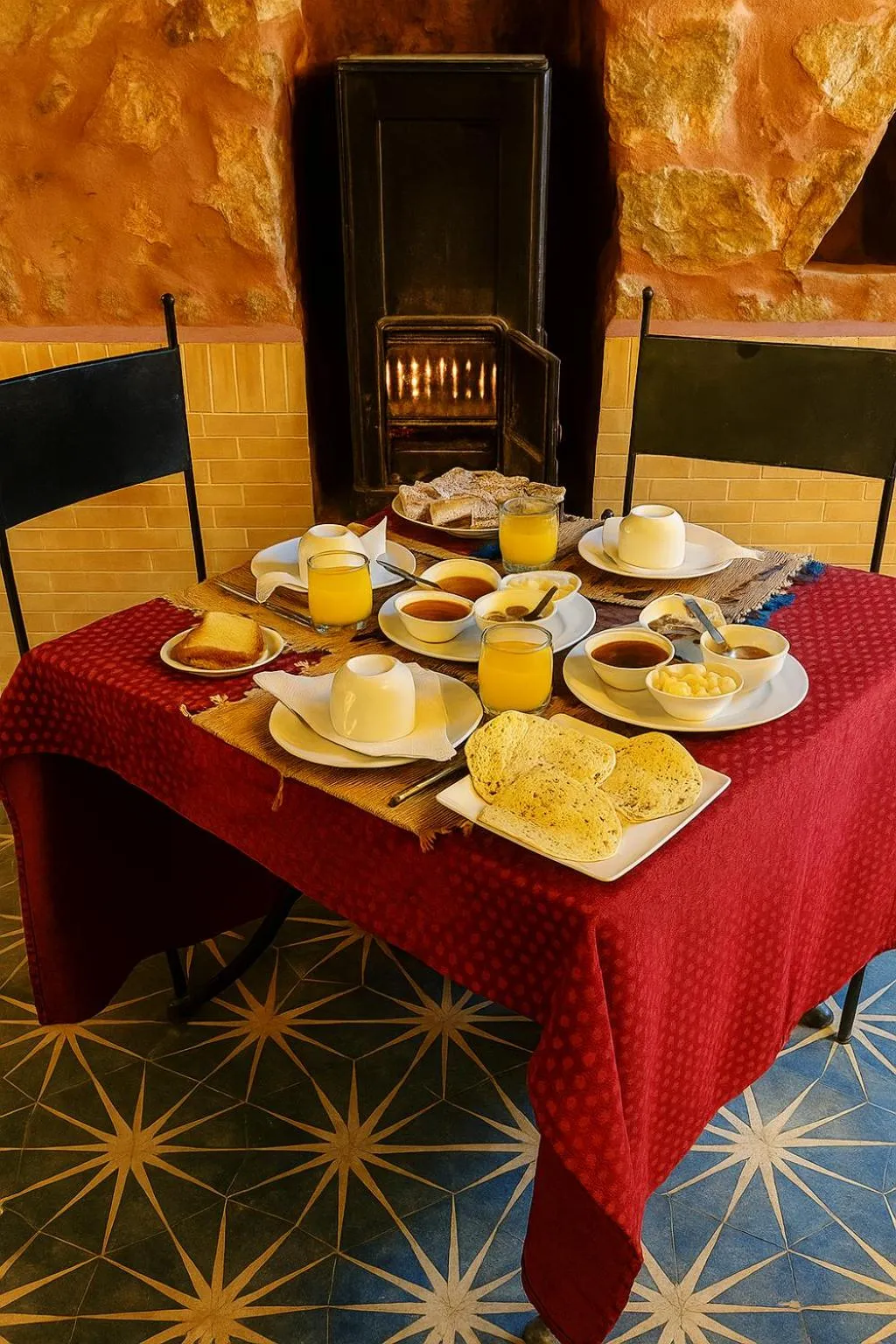 Food and drinks in Auberge La Fibule Du Dades