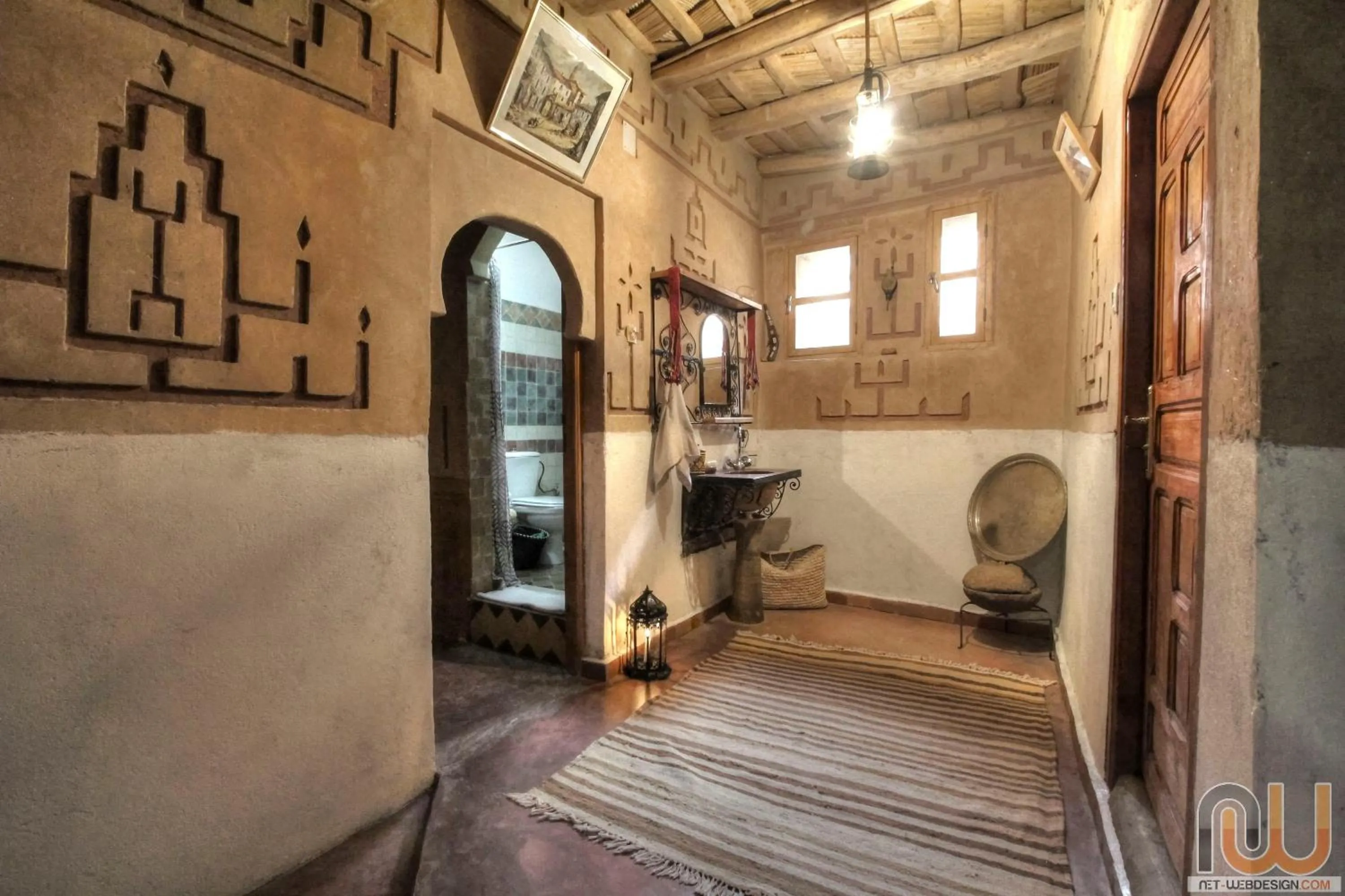 Decorative detail in Auberge La Fibule Du Dades