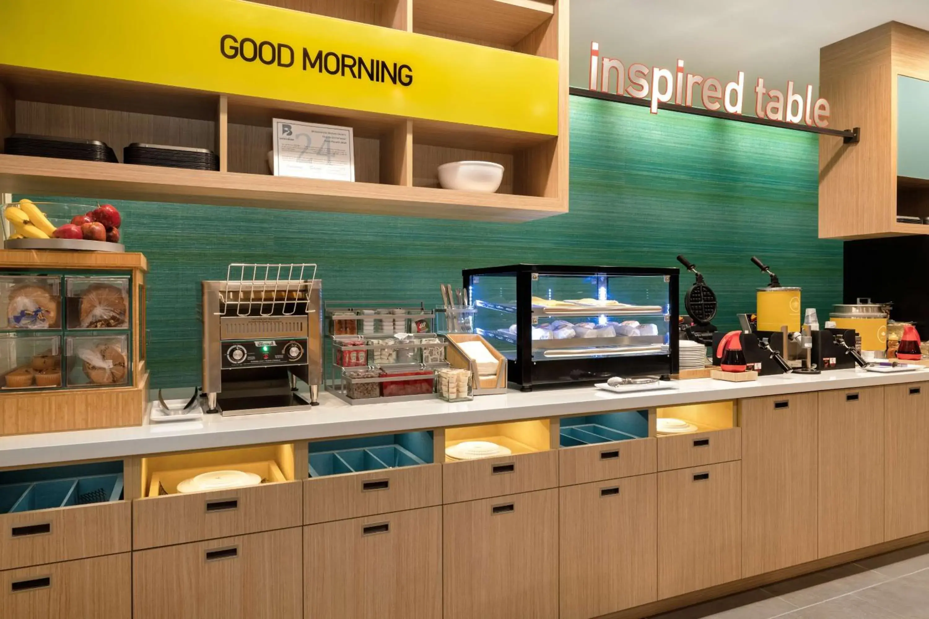 Breakfast in Home2 Suites By Hilton Brownwood Breakfast in Home2 Suites By Hilton Brownwood