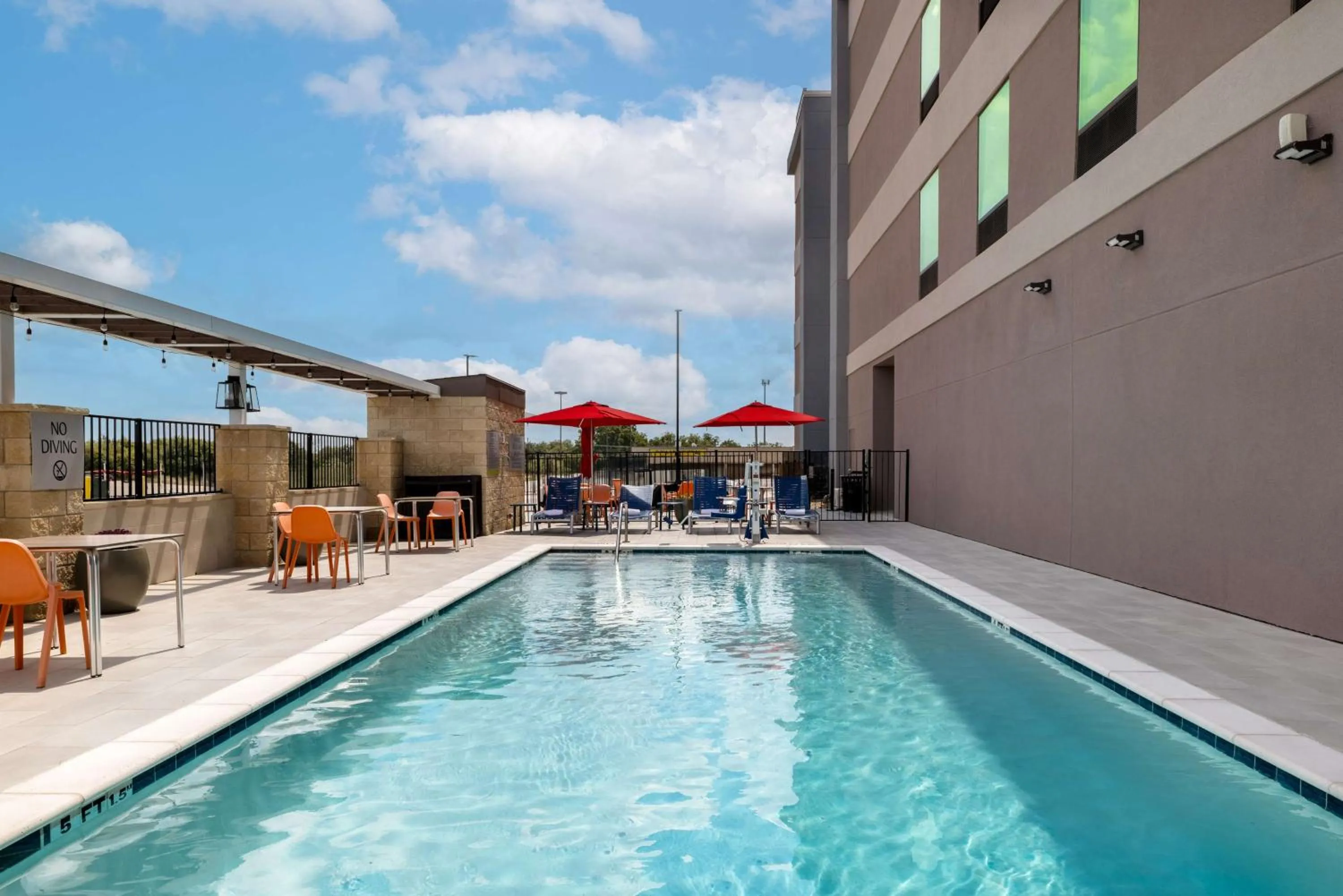 Pool view in Home2 Suites By Hilton Brownwood