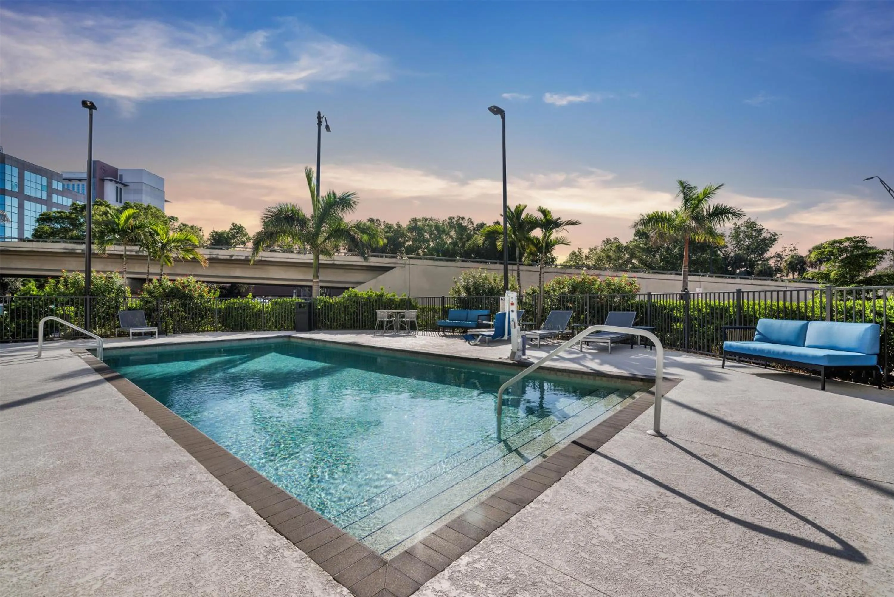 Pool view in Hampton Inn Fort Myers Downtown
