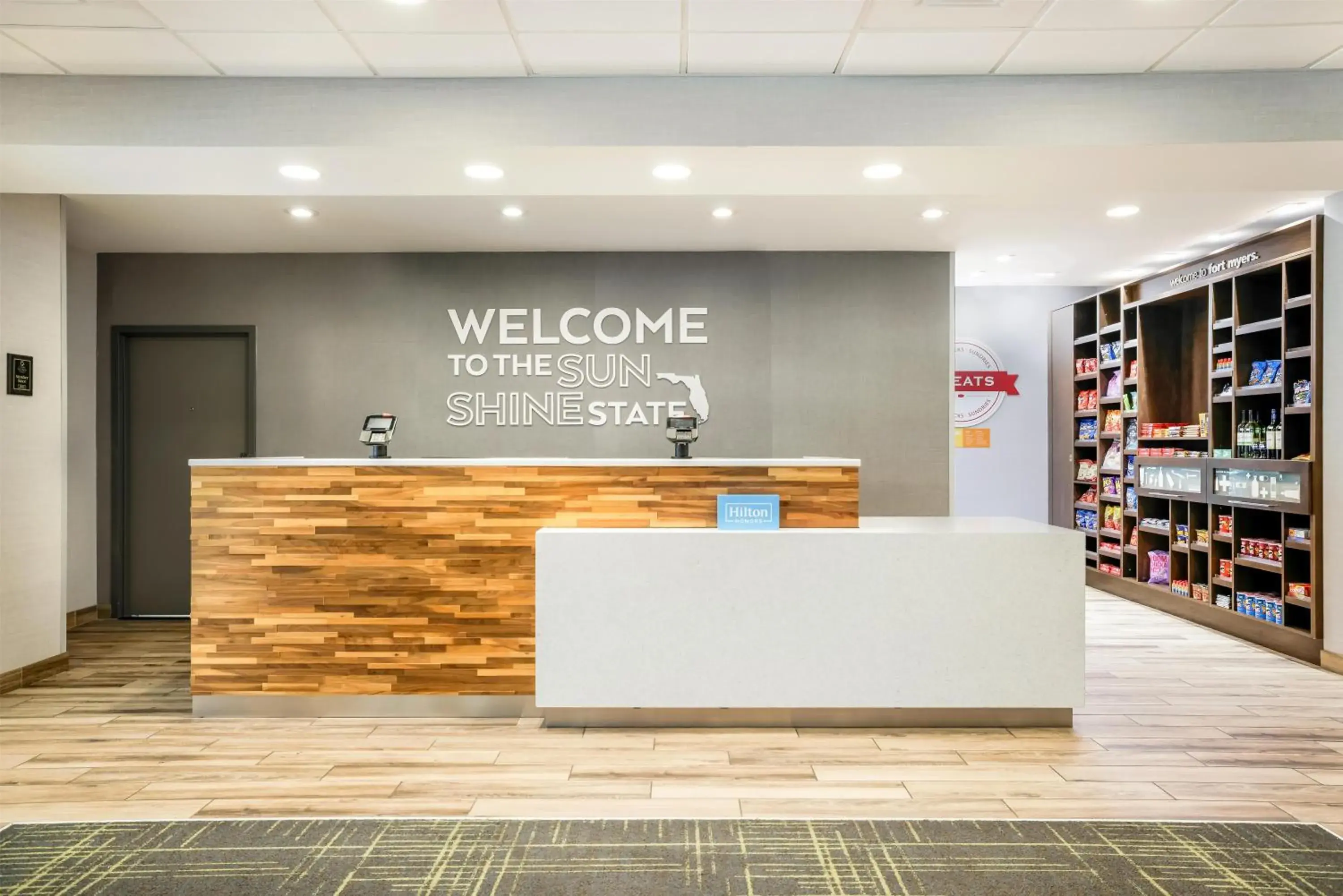 Lobby or reception in Hampton Inn Fort Myers Downtown Lobby or reception in Hampton Inn Fort Myers Downtown