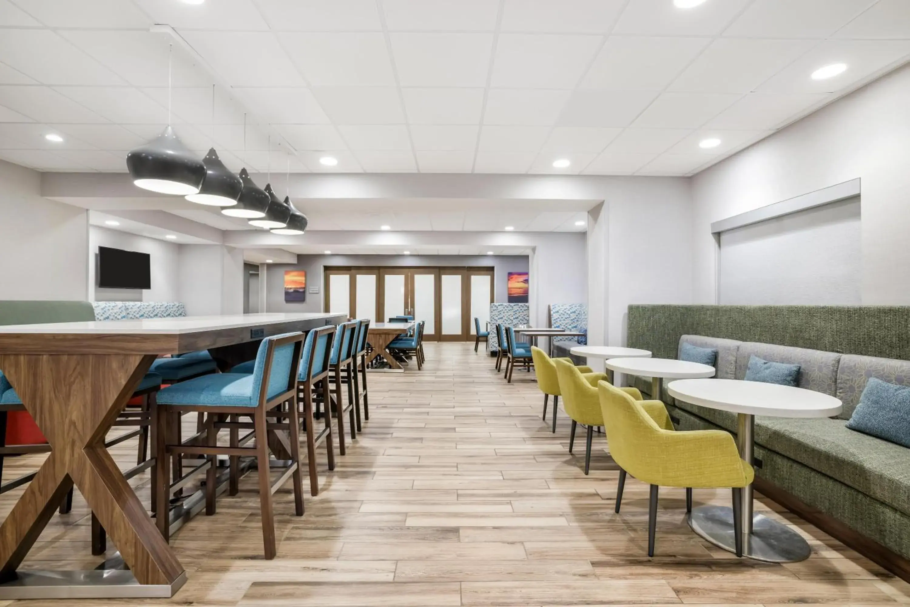 Lobby or reception in Hampton Inn Fort Myers Downtown Lobby or reception in Hampton Inn Fort Myers Downtown